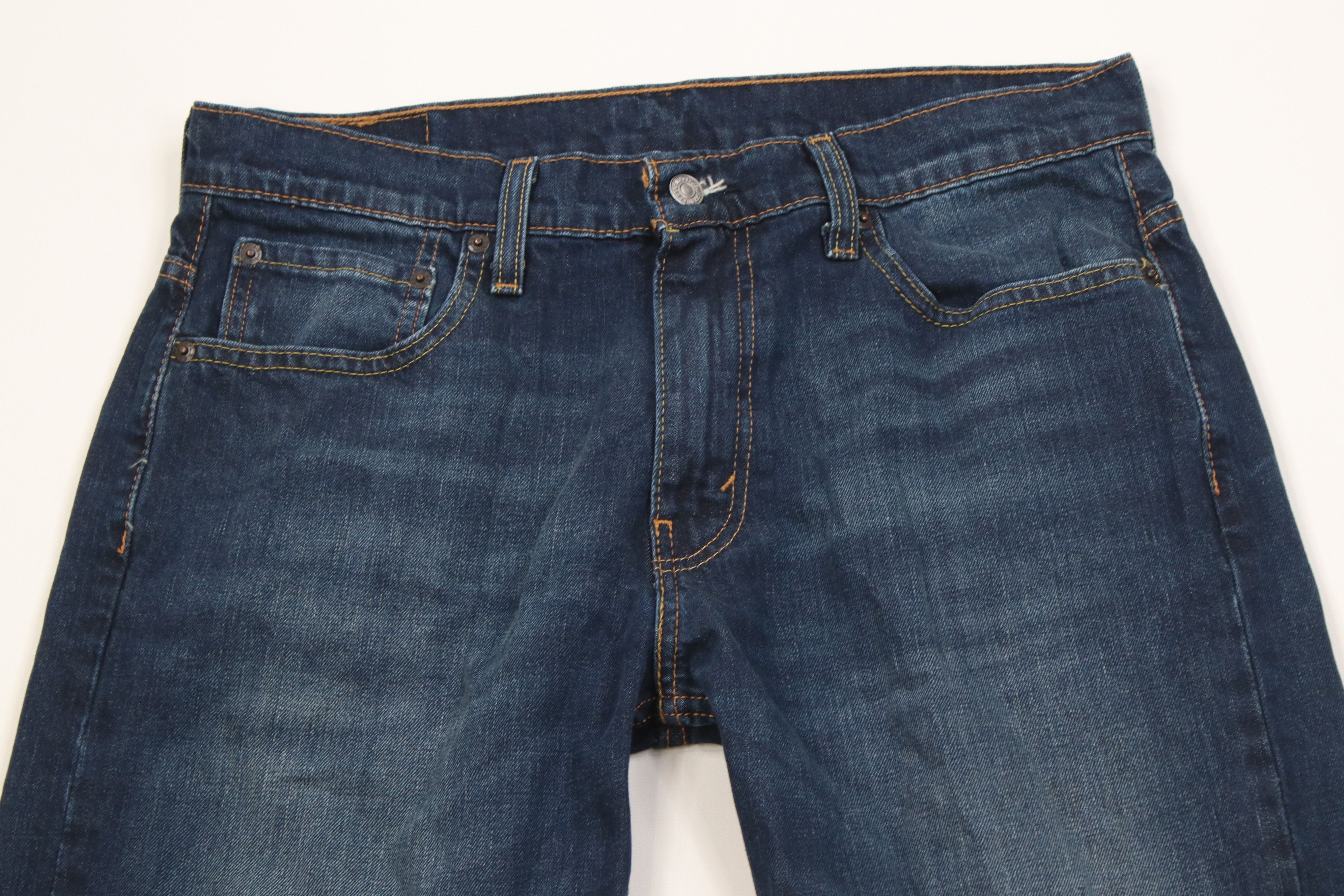 Levi's Vintage Y2K Levis 569 Straight Wide Leg Denim Jeans Blue Size US 32 / EU 48 - 2 Thumbnail