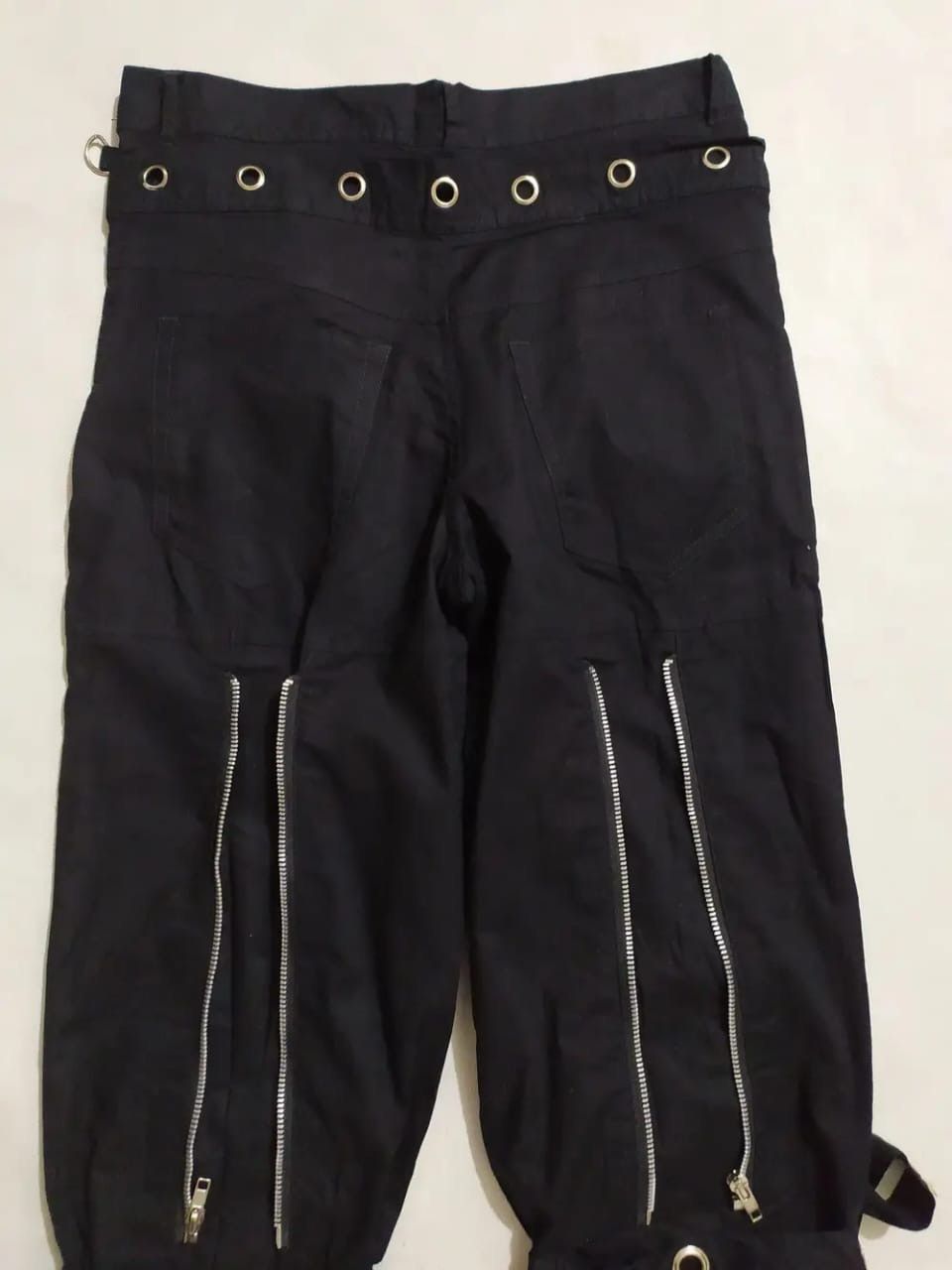 Japanese Brand Rosselio Bondage Punk Zipper Pants Size US 29 - 2 Thumbnail