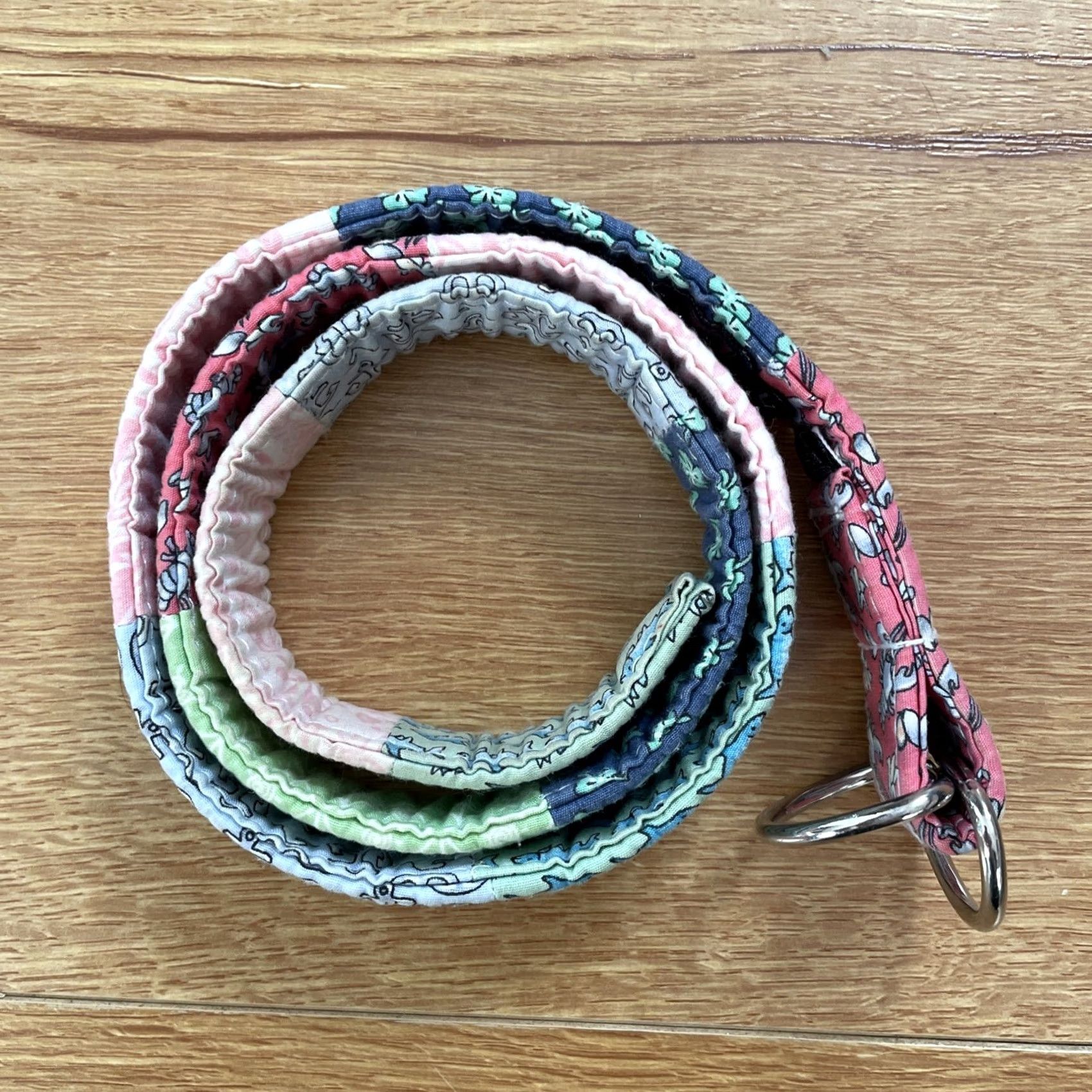 Vineyard Vines Vineyard Vines Double Loop Belt Ladies Patchwork Multicolor 34.5” Shells Fish Lobster Style S Womens Size ONE SIZE - 8 Thumbnail