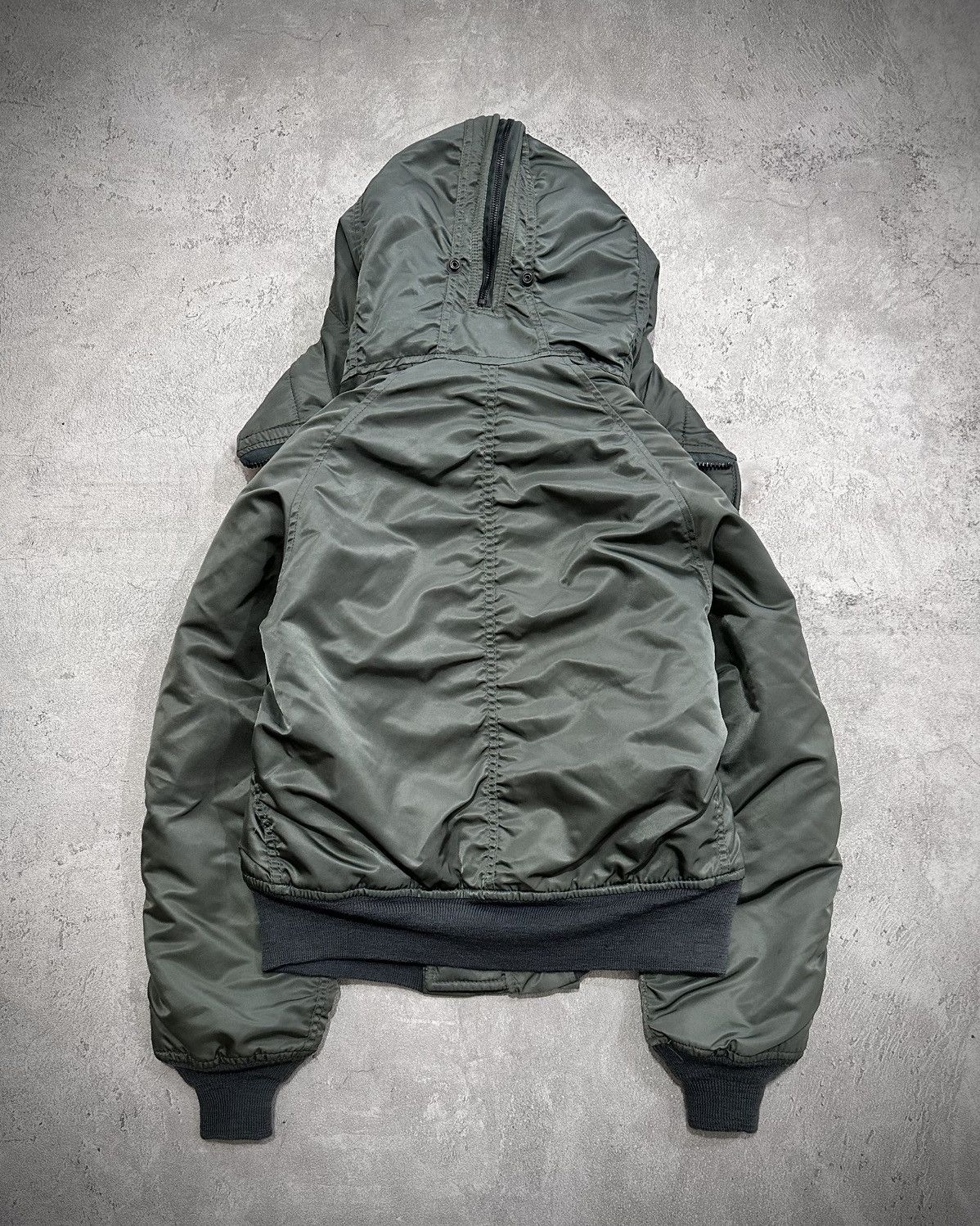 Alpha Industries Vintage Alpha Industries N2b Attached Hood Jacket Size US S / EU 44-46 / 1 - 6 Thumbnail