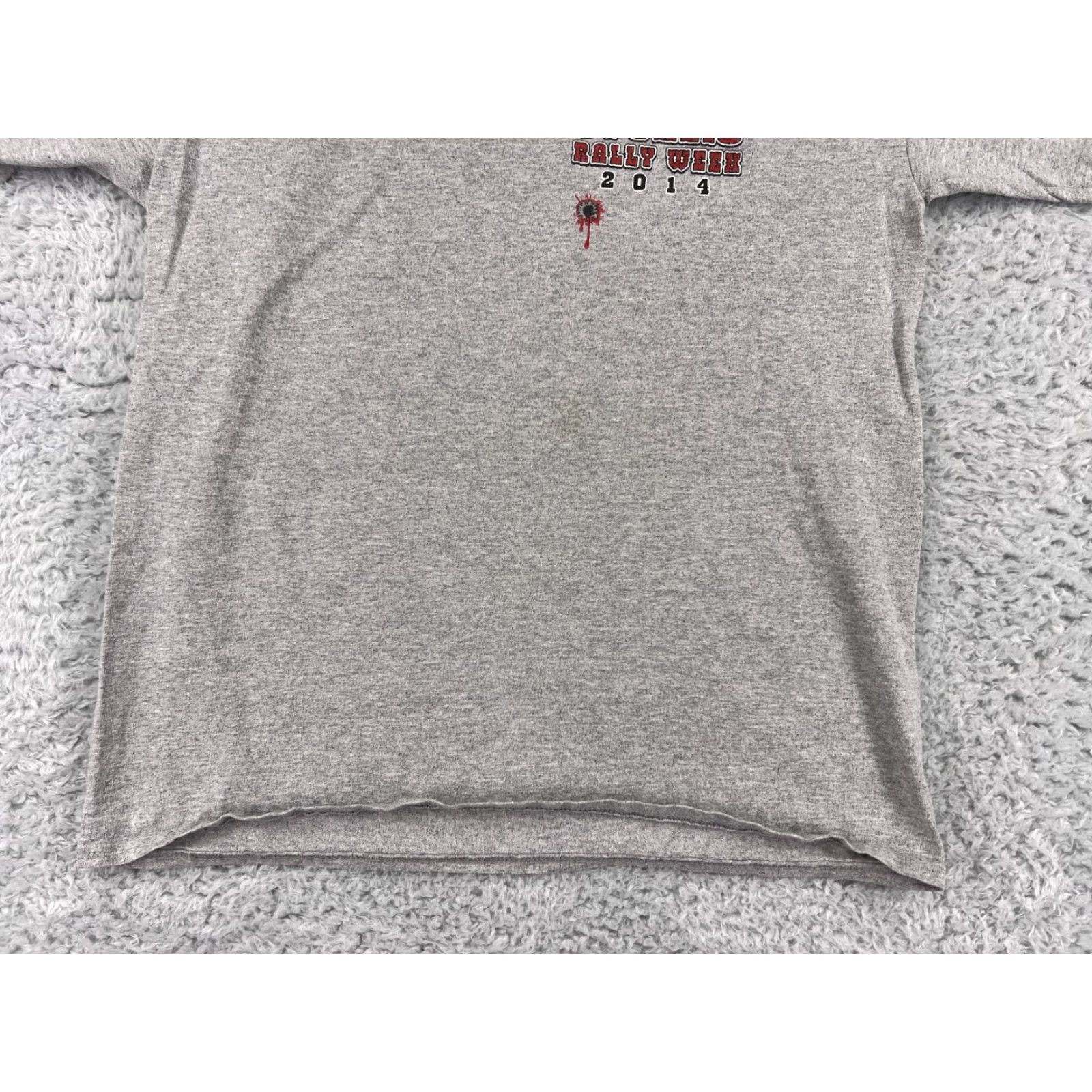 Vintage Sturgis Shirt Womens Medium Gray Black Hills Rally 2014 74th Cotton Blend Logo Tee American Motorcycle Womens M Gray 2014 Rally Size M / US 6-8 / IT 42-44 - 6 Thumbnail