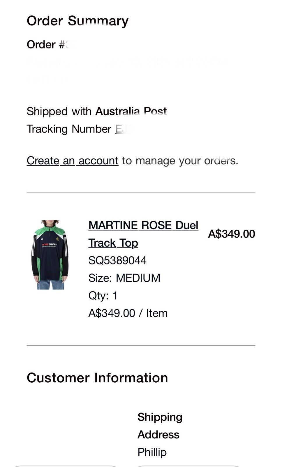 Martine Rose Martine Rose Duel Track Jacket Quarter Zip Size US M / EU 48-50 / 2 - 8 Thumbnail