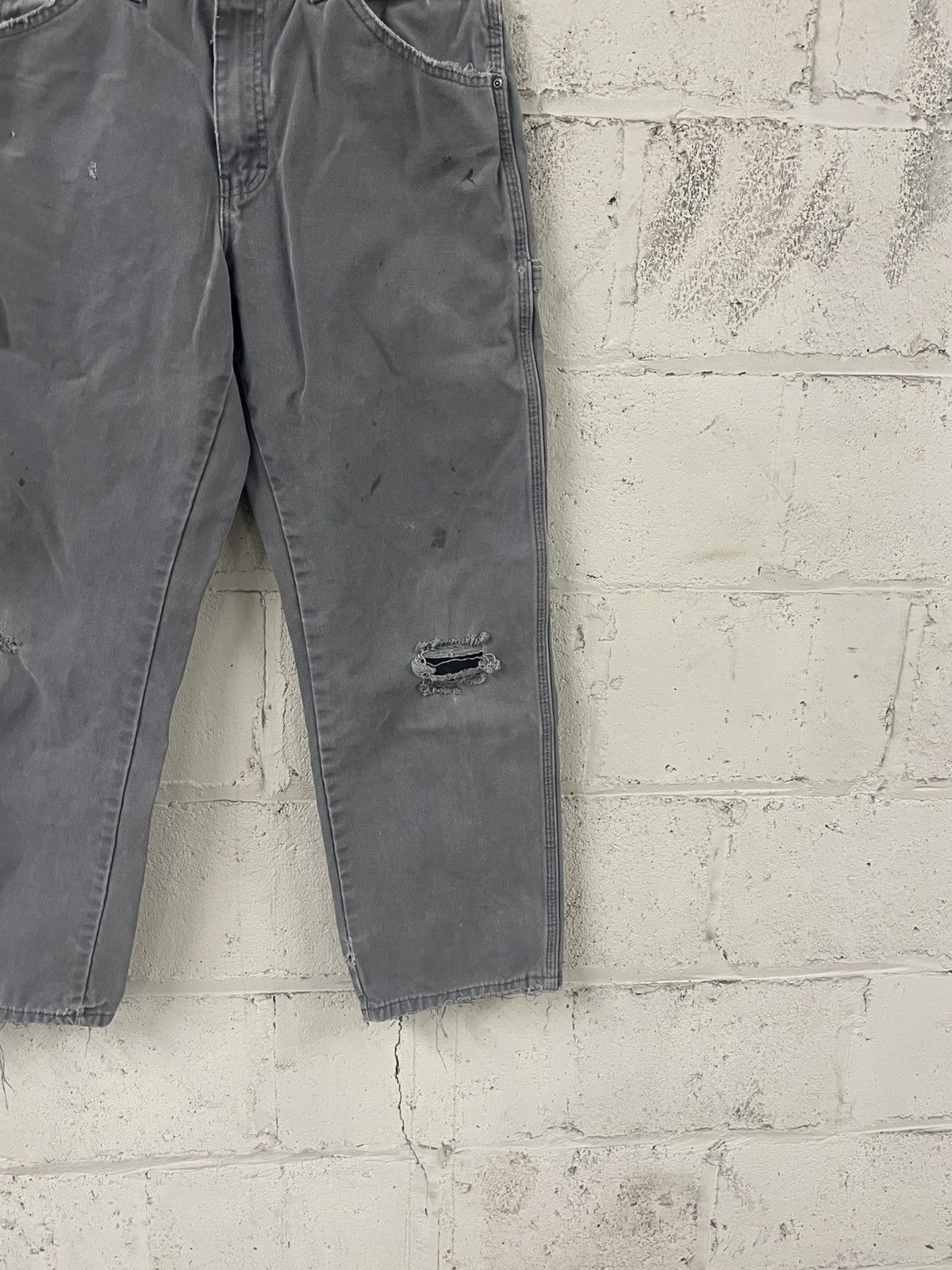 Carhartt Faded and thrashed dickies carpenter pants baggy skater Size US 30 / EU 46 - 3 Thumbnail