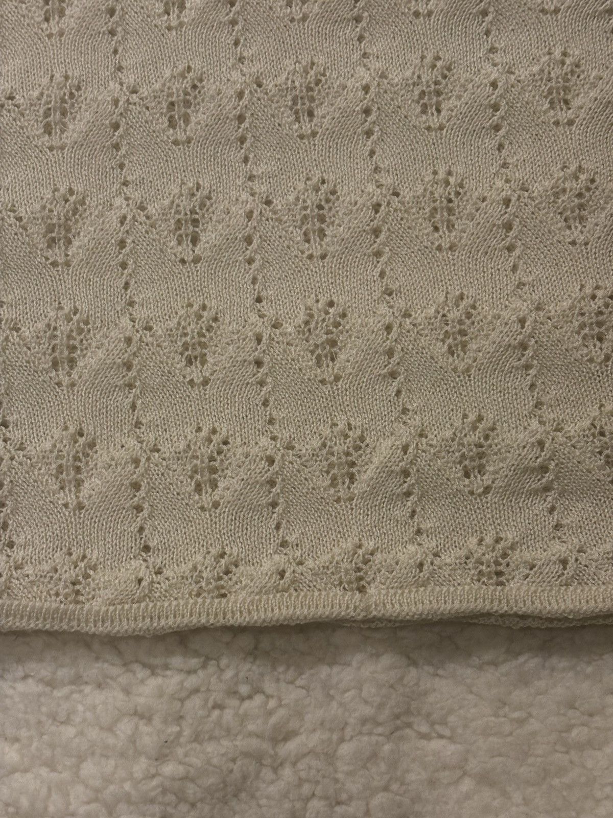 Other Cream colored knit top1977 Size L / US 10 / IT 46 - 8 Thumbnail