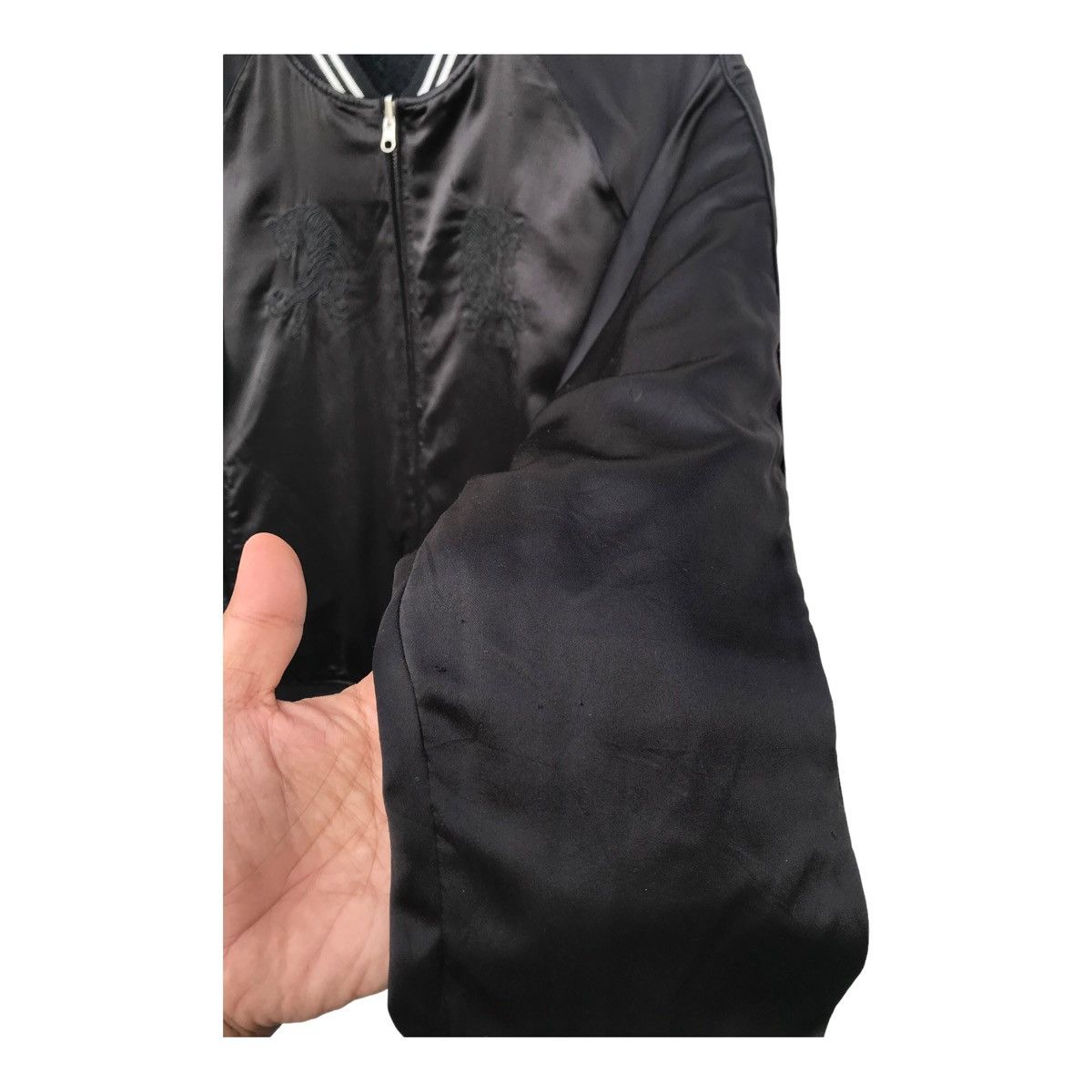 Japanese Brand Sukajan Riversible Velvet Satin Riger Roar Japan Souvenir Size US M / EU 48-50 / 2 - 10 Thumbnail