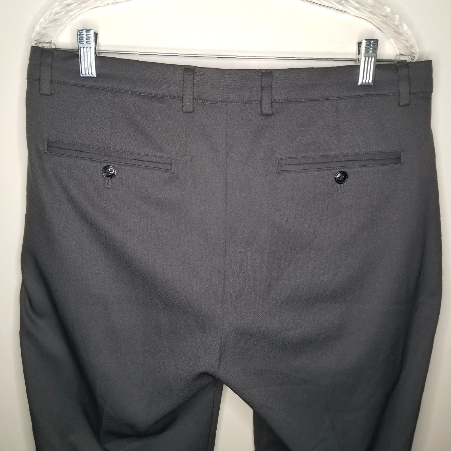 Vintage GREG NORMAN Men's Dress Pants Gray Straight Size 34x30 Size US 34 / EU 50 - 6 Thumbnail