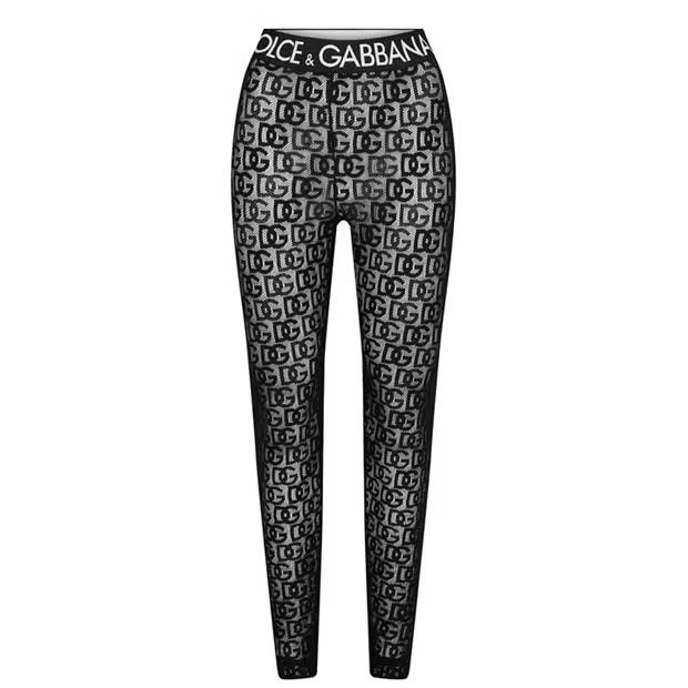 Dolce & Gabbana o1g2r1mq1024 Leggings in Black Size 25" / US 0 / IT 36 - 1 Thumbnail
