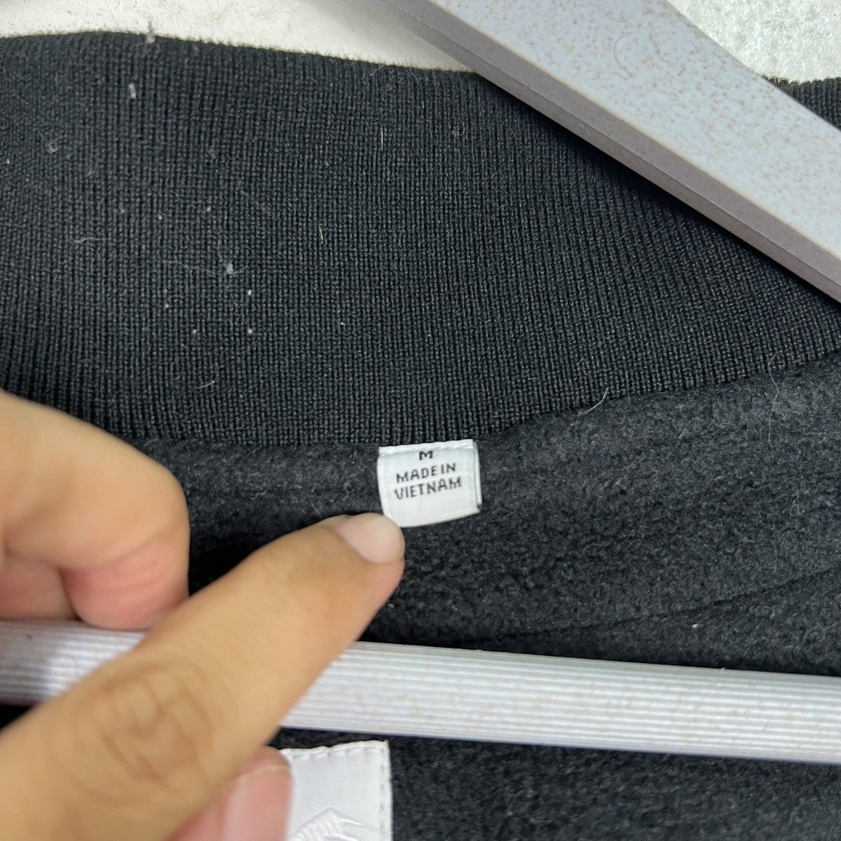White Mountaineering WHITE MOUNTAINEERING FLEECE BOMBER STYLE JACKET Size US M / EU 48-50 / 2 - 16 Thumbnail