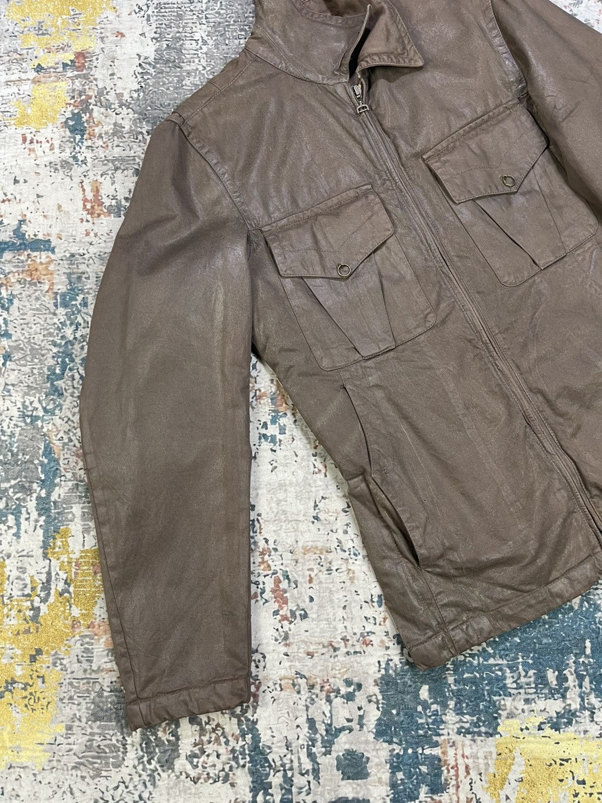 Jean Paul Gaultier Jean Paul Gaultier Utility Waxed Field Jacket Size US M / EU 48-50 / 2 - 13 Thumbnail