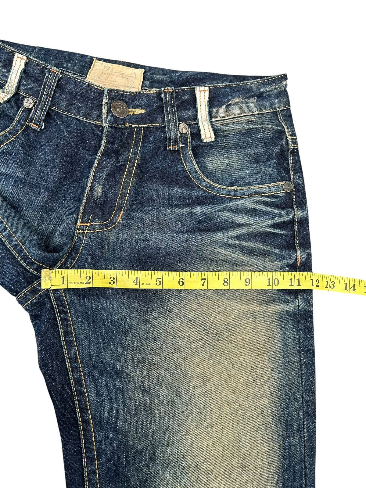 If Six Was Nine Lolita Buckle Back Japanese Brand Distressed Denim Jeans Size US 34 / EU 50 - 19 Thumbnail