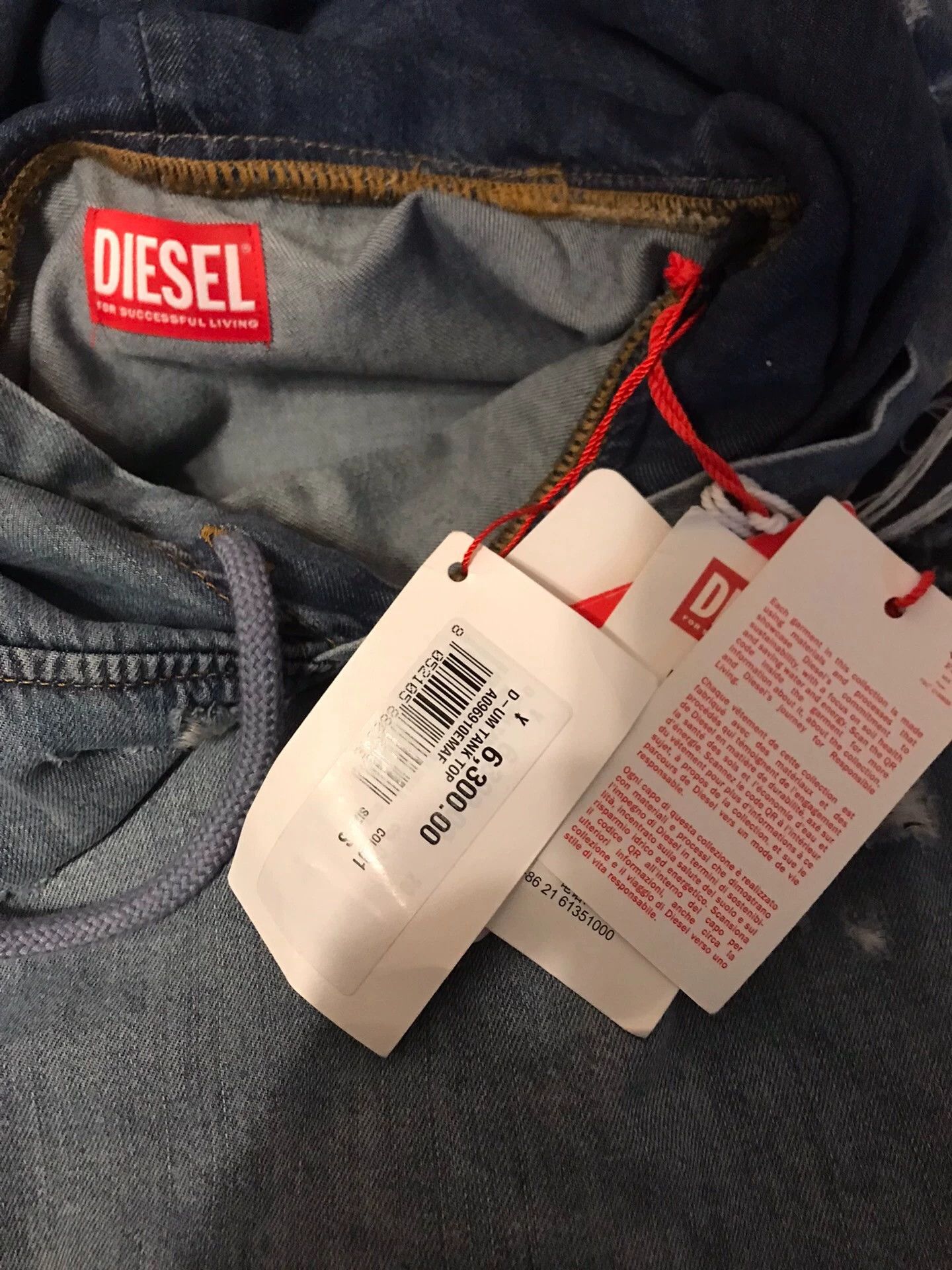 Diesel Diesel Denim Distressed Washed Runway Oversized Denim Set Size US S / EU 44-46 / 1 - 3 Thumbnail