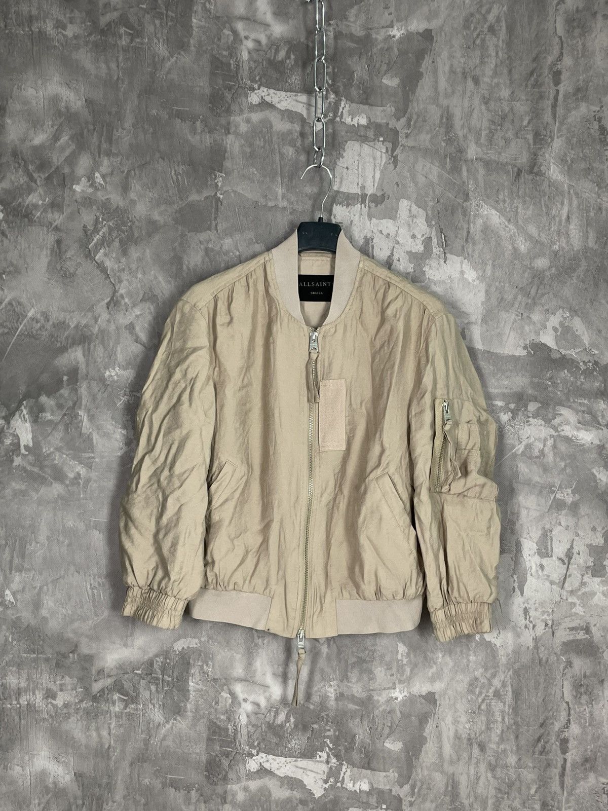 Allsaints All Saints Baggy Bomber jacket Avant Garde Jacket Size S / US 4 / IT 40 - 1 Thumbnail