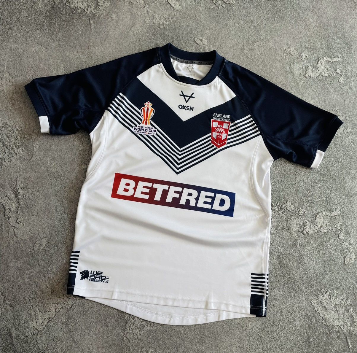 England Rugby League Player Spec World Cup 2021 Jersey Shirt
