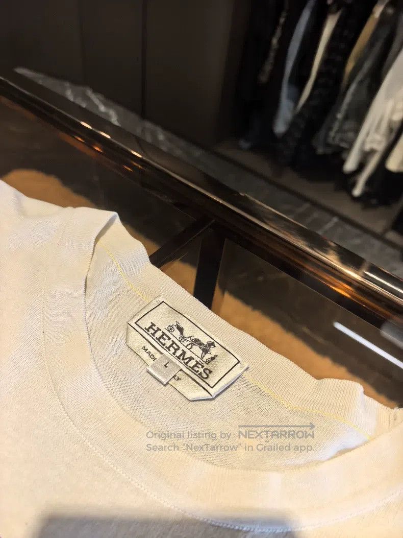 Hermes Hermes Knit Sweater, Beige Size L / US 10 / IT 46 - 2 Thumbnail