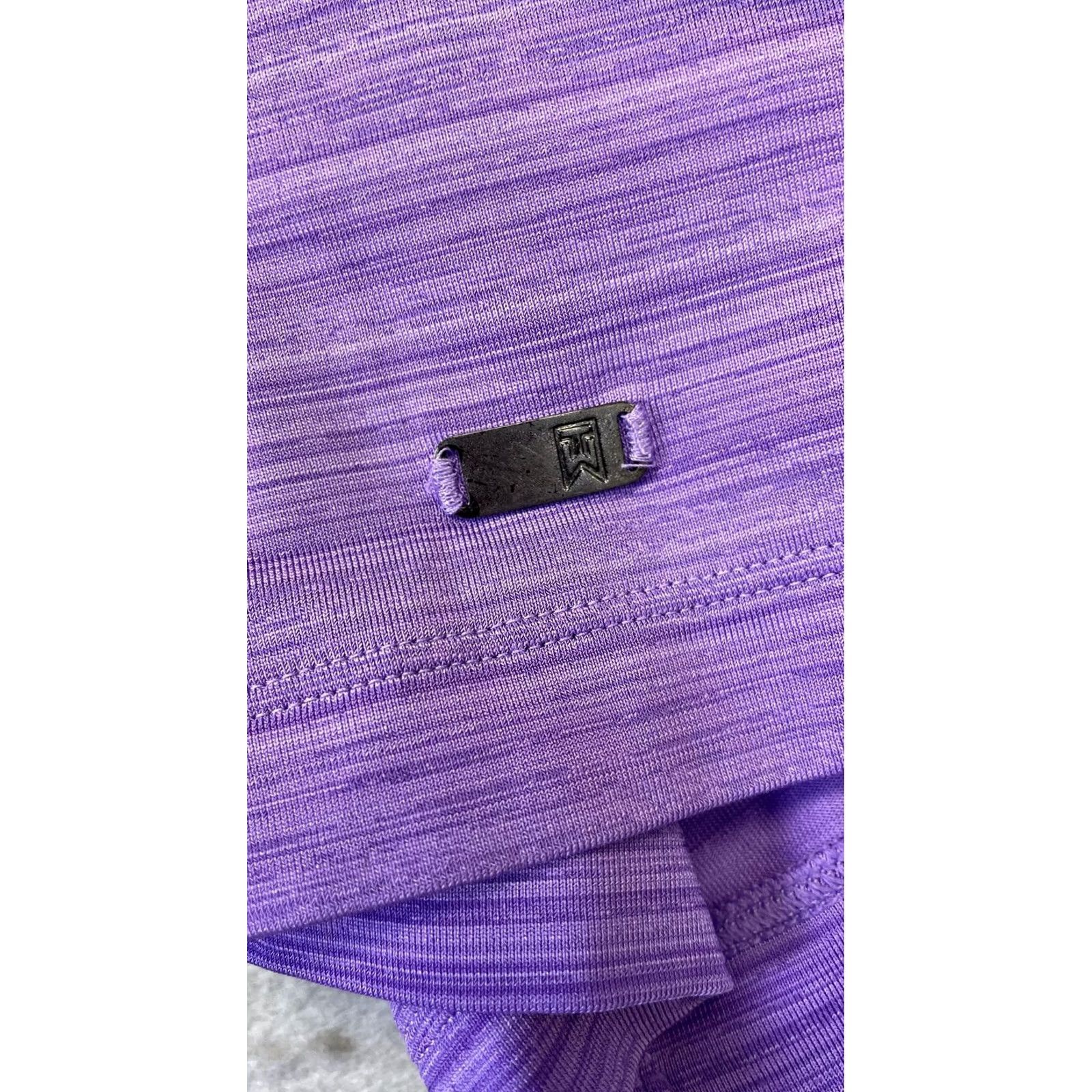 Nike Nike Tiger Woods Polo Shirt Mens XL Purple Dri-FIT Golf Heathered Size US XL / EU 56 / 4 - 3 Thumbnail