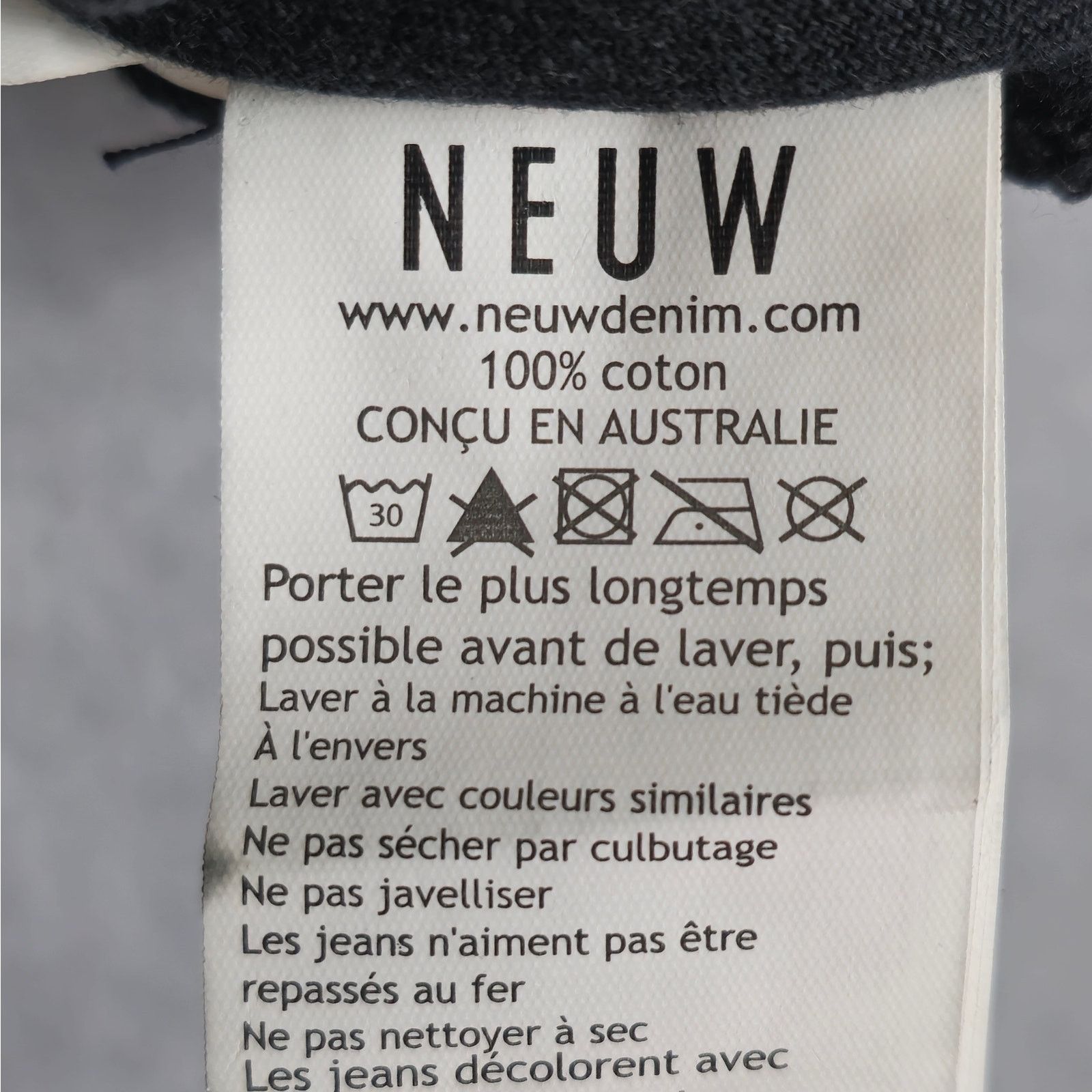 NEUW Denim Neuw 30x29 Black Button Fly Jeans Size US 30 / EU 46 - 13 Thumbnail