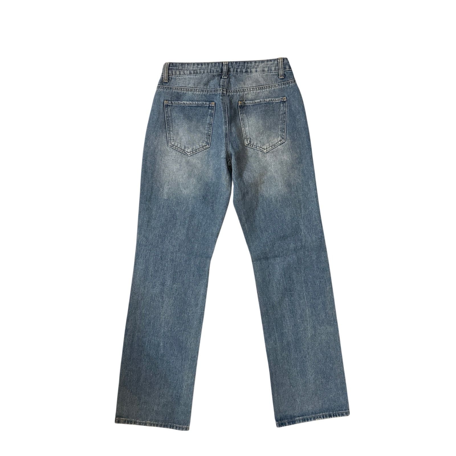 Other Angel Kiss Women’s High Waist Wide Leg Jean Size 1/25 Size 25" / US 0 / IT 36 - 4 Thumbnail
