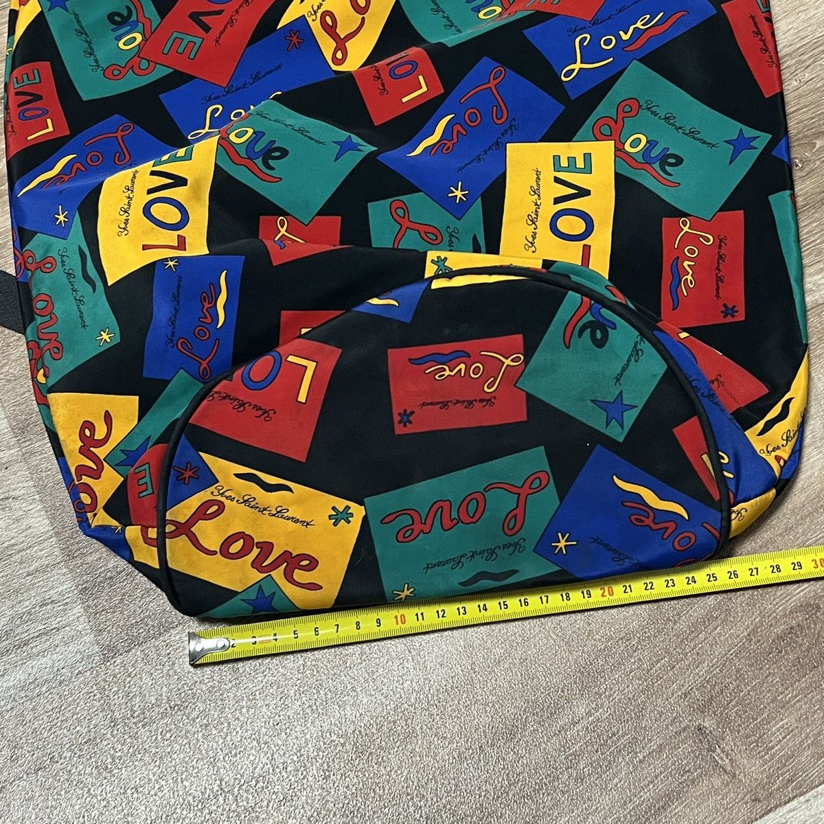 Vintage × Yves Saint Laurent Yves Saint Laurent Love logo bag Size ONE SIZE - 22 Thumbnail