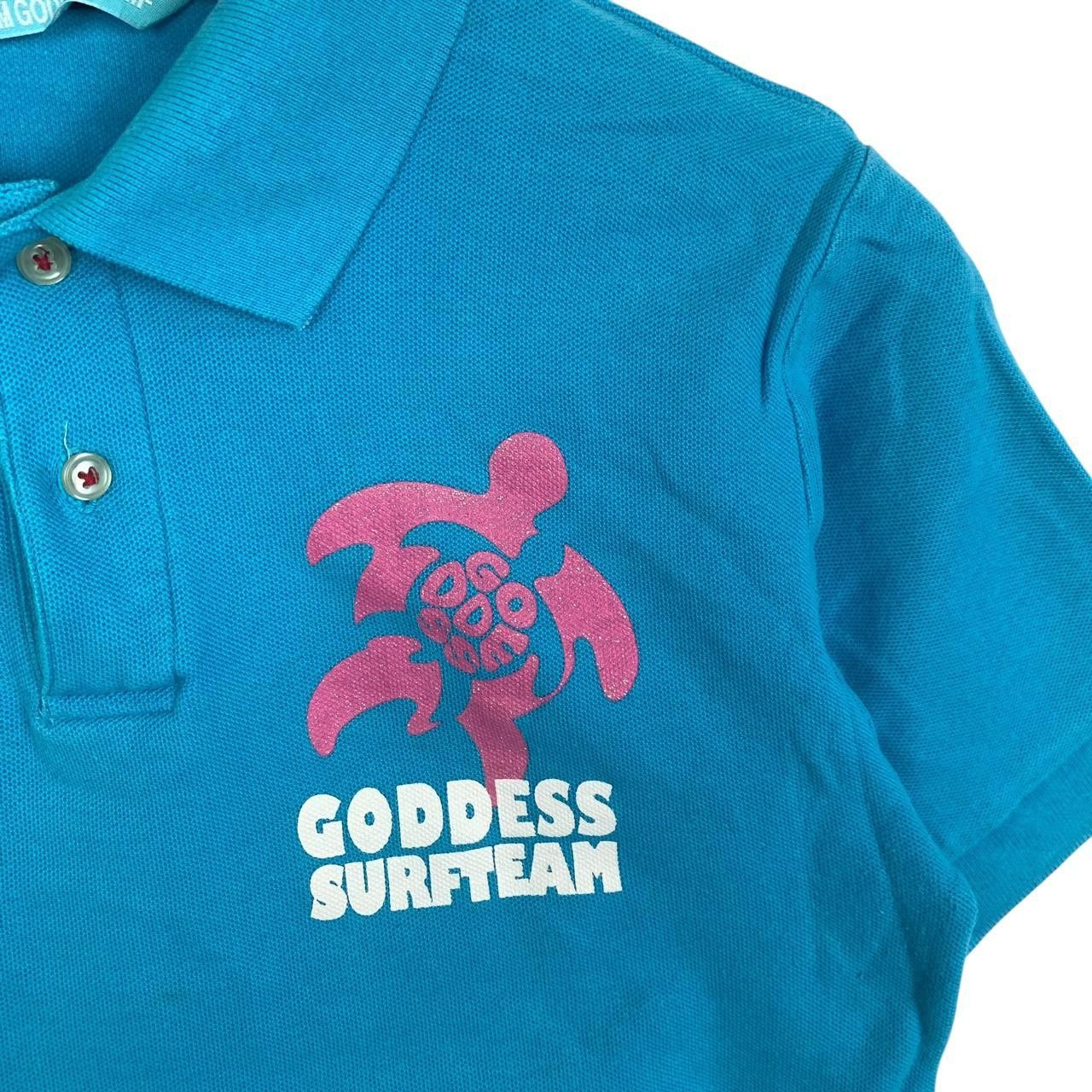 Other GODDESS SURFTEAM SURFERS Hawaii Sea Turtle Polo Tee Shirt Size M / US 6-8 / IT 42-44 - 5 Thumbnail