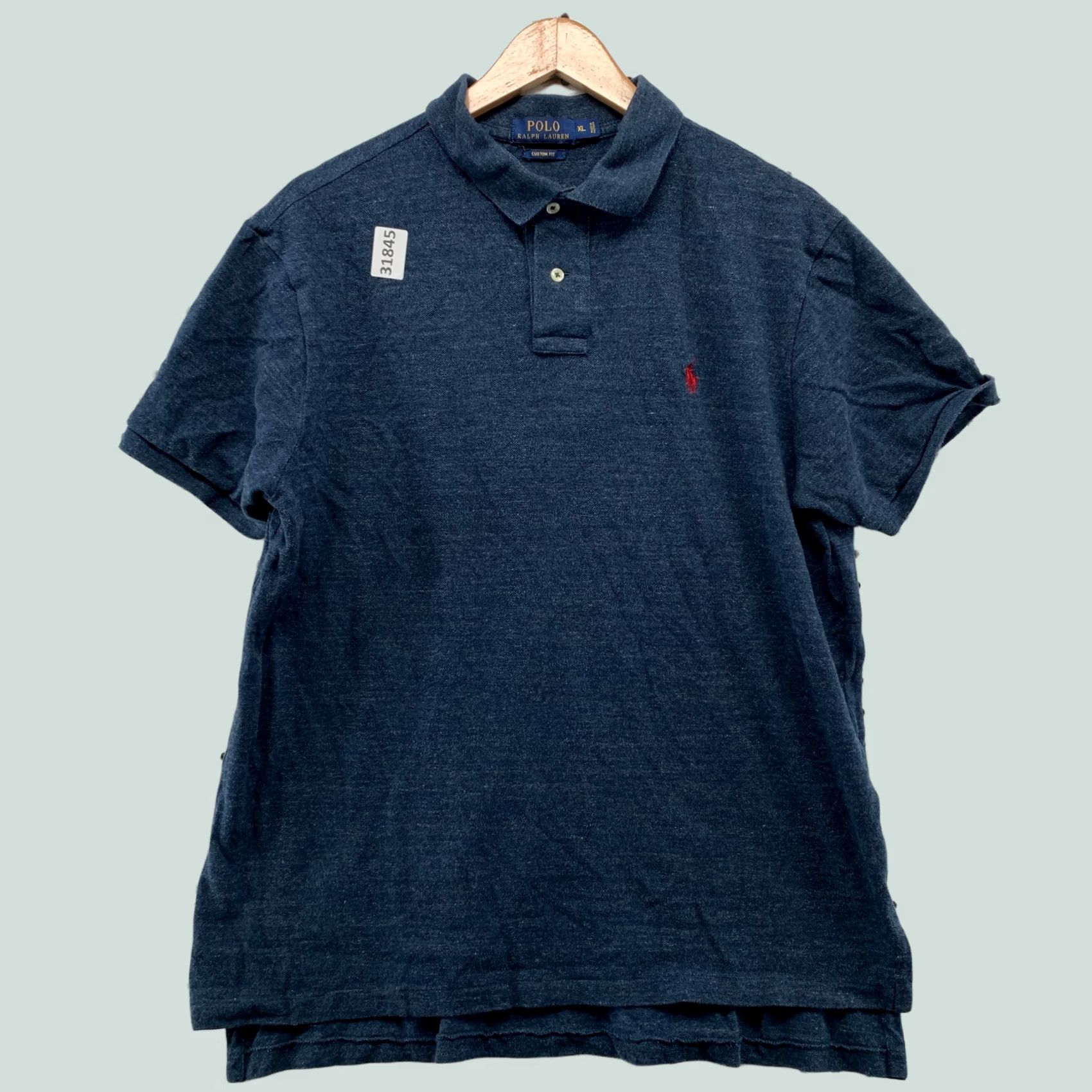 Ralph Lauren Polo Ralph Lauren Shirt Men XL Blue Collared Short Sleeve Red Pony Size US XL / EU 56 / 4 - 1 Thumbnail