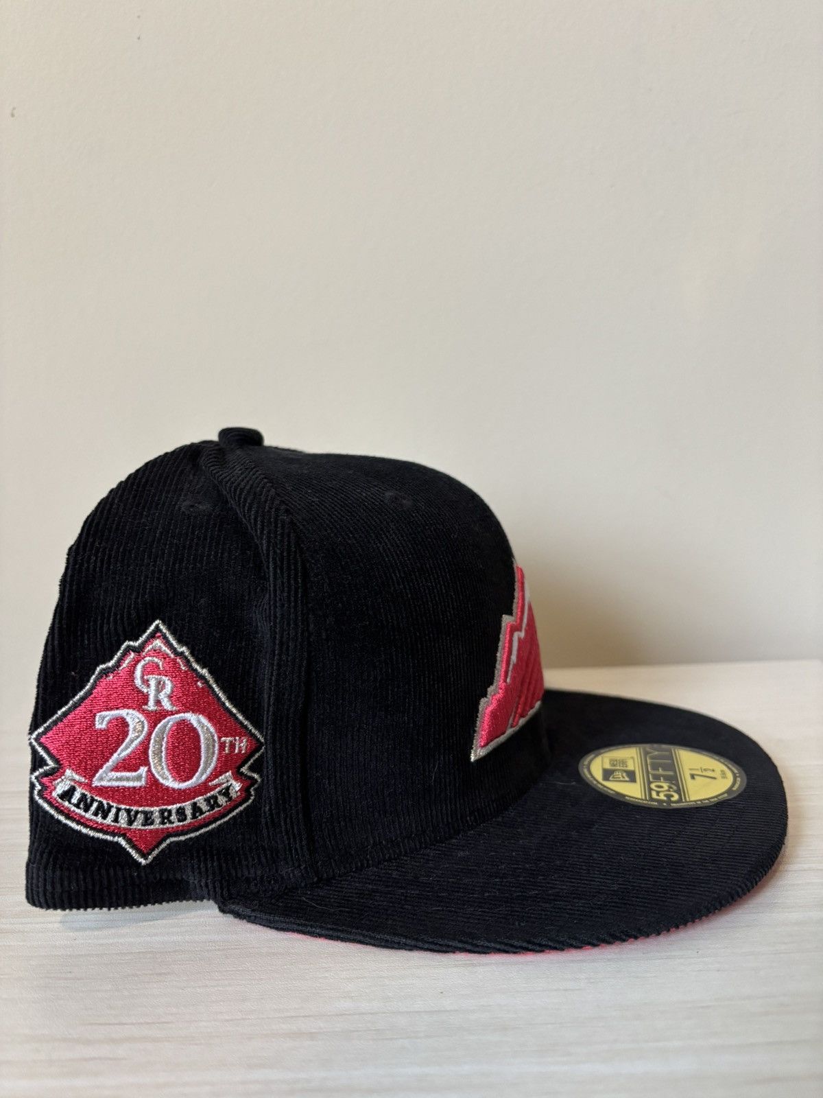 Topperz Colorado Rockies Corduroy Fitted Size 7 1/2 Topperz Size ONE SIZE - 2 Thumbnail