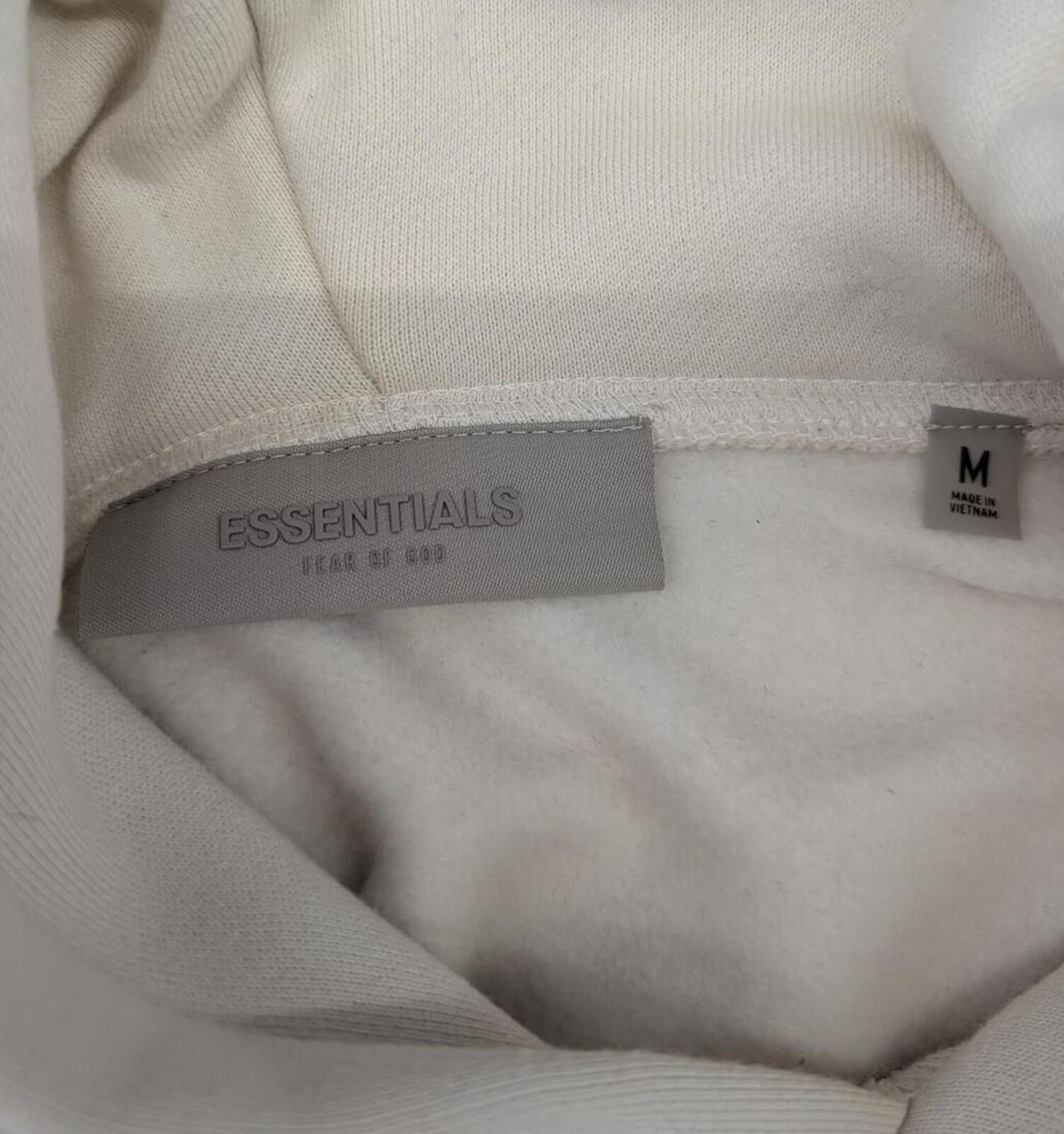 Essentials Essential Fear of God Cream Over-Sized Heavy Weight Hoodie Size US M / EU 48-50 / 2 - 4 Thumbnail