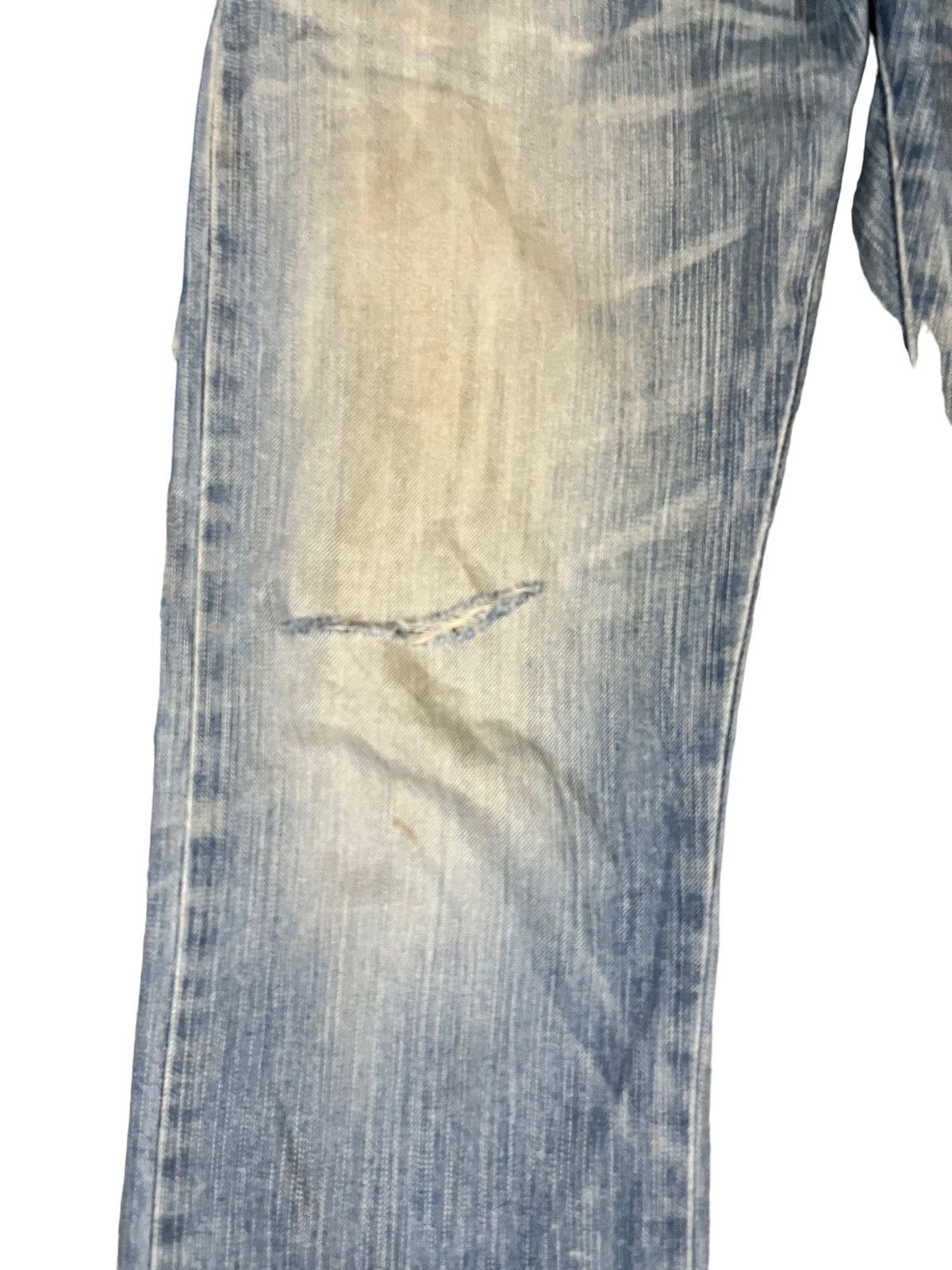 Edition Japan Vintage Edwin 503 Blue Trip Distressed Denim Size US 32 / EU 48 - 2 Thumbnail