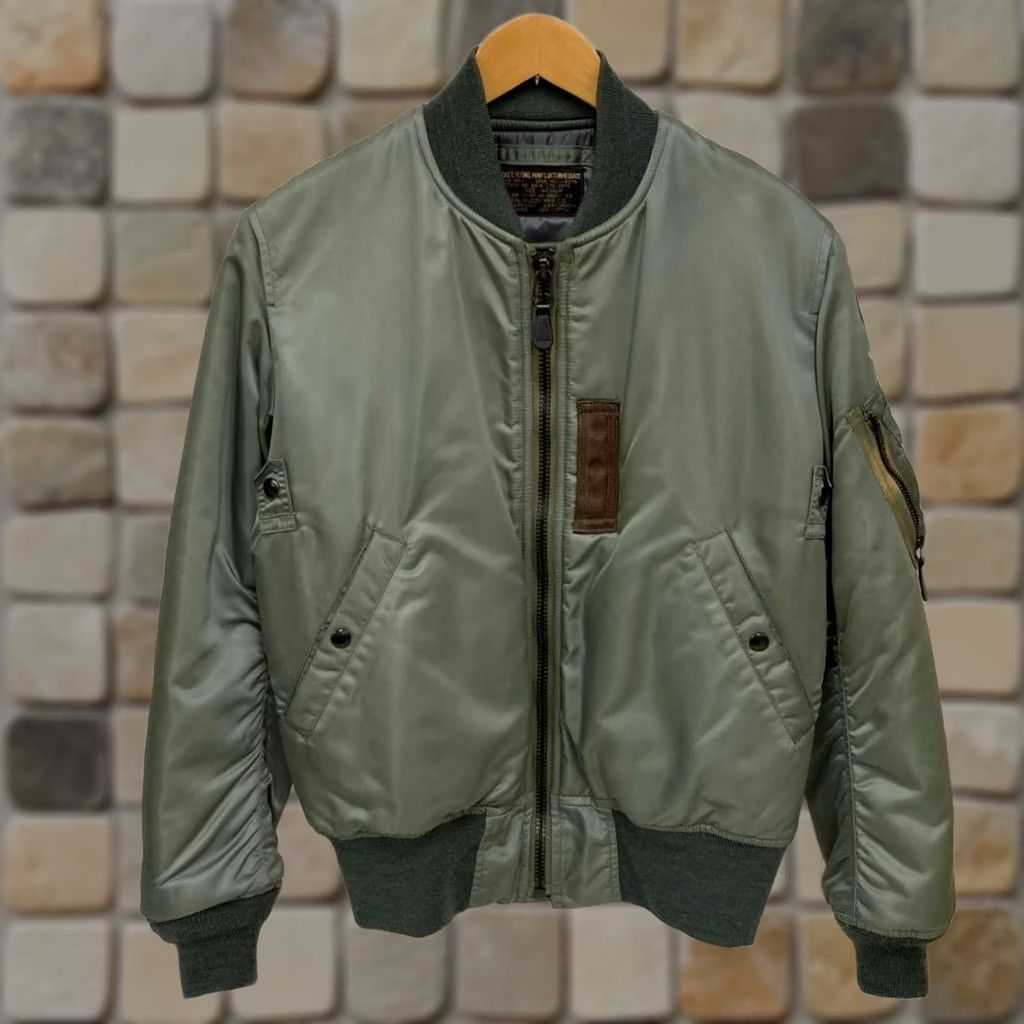 Vintage THE REAL McCOY'S Jacket M Military Green (assumed based on style) Big Size Flight Size US M / EU 48-50 / 2 - 1 Thumbnail