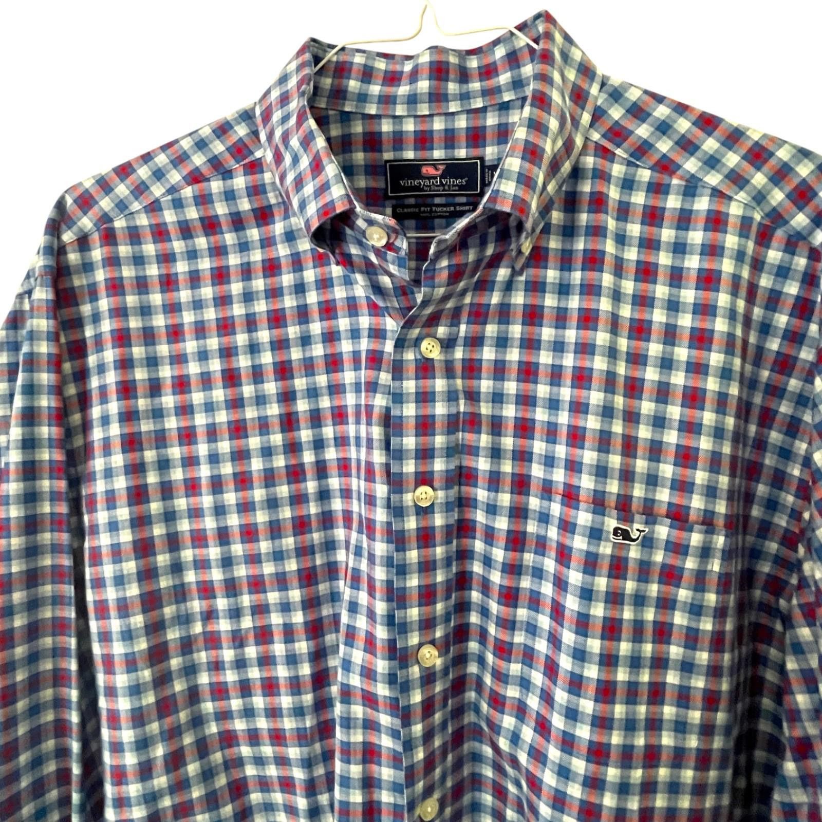 Vineyard Vines Vineyard Vines Men's Tucker Shirt XL Plaid Long Sleeve Size US XL / EU 56 / 4 - 3 Thumbnail