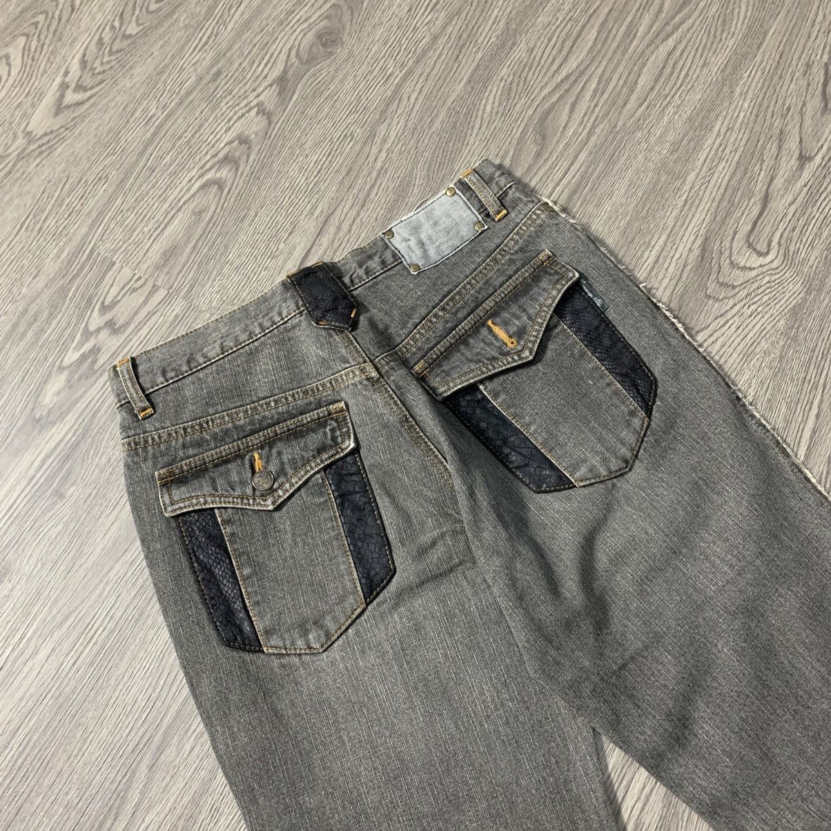 Other BERNINGS-SHO DISTRESSED FLARE JEANS Size 30" / US 8 / IT 44 - 7 Thumbnail