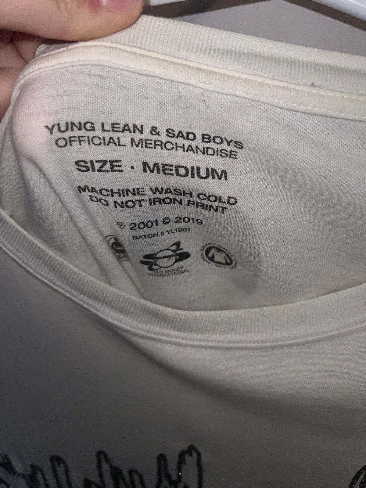 Drain Gang × Sad Boys Yung Lean Alien Tee Size US M / EU 48-50 / 2 - 2 Thumbnail