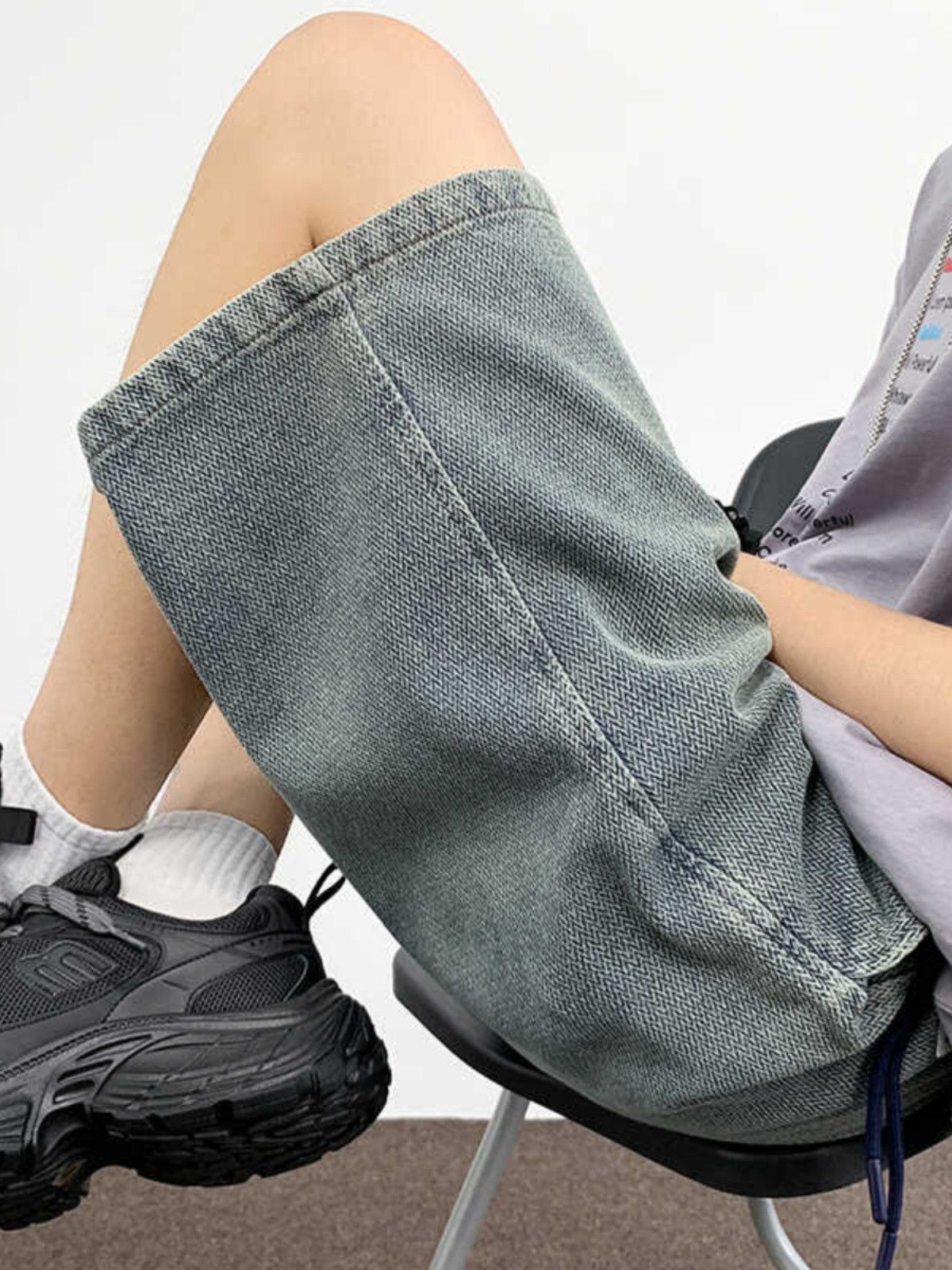 Japanese Brand × Jean Versatile casual loose denim shorts Size US 30 / EU 46 - 2 Thumbnail