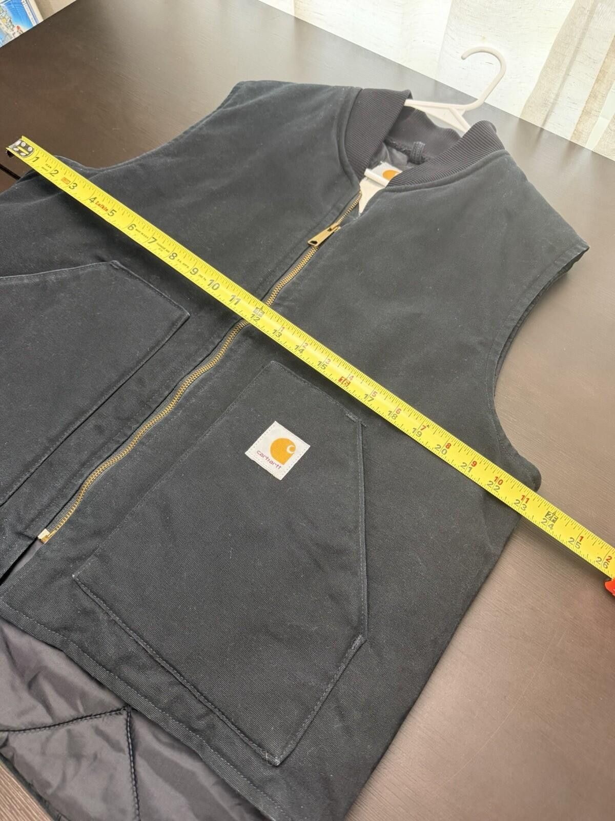 Carhartt VINTAGE CARHARTT Black Workwear Canvas VEST QUILTED LINED XL Size US XL / EU 56 / 4 - 6 Thumbnail