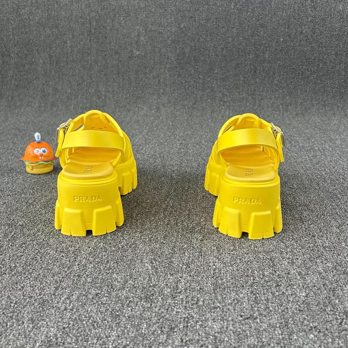 Prada Prada Yellow Platform Sandal HB6844 Size 37 Size US 6.5 / IT 36.5 - 5 Thumbnail