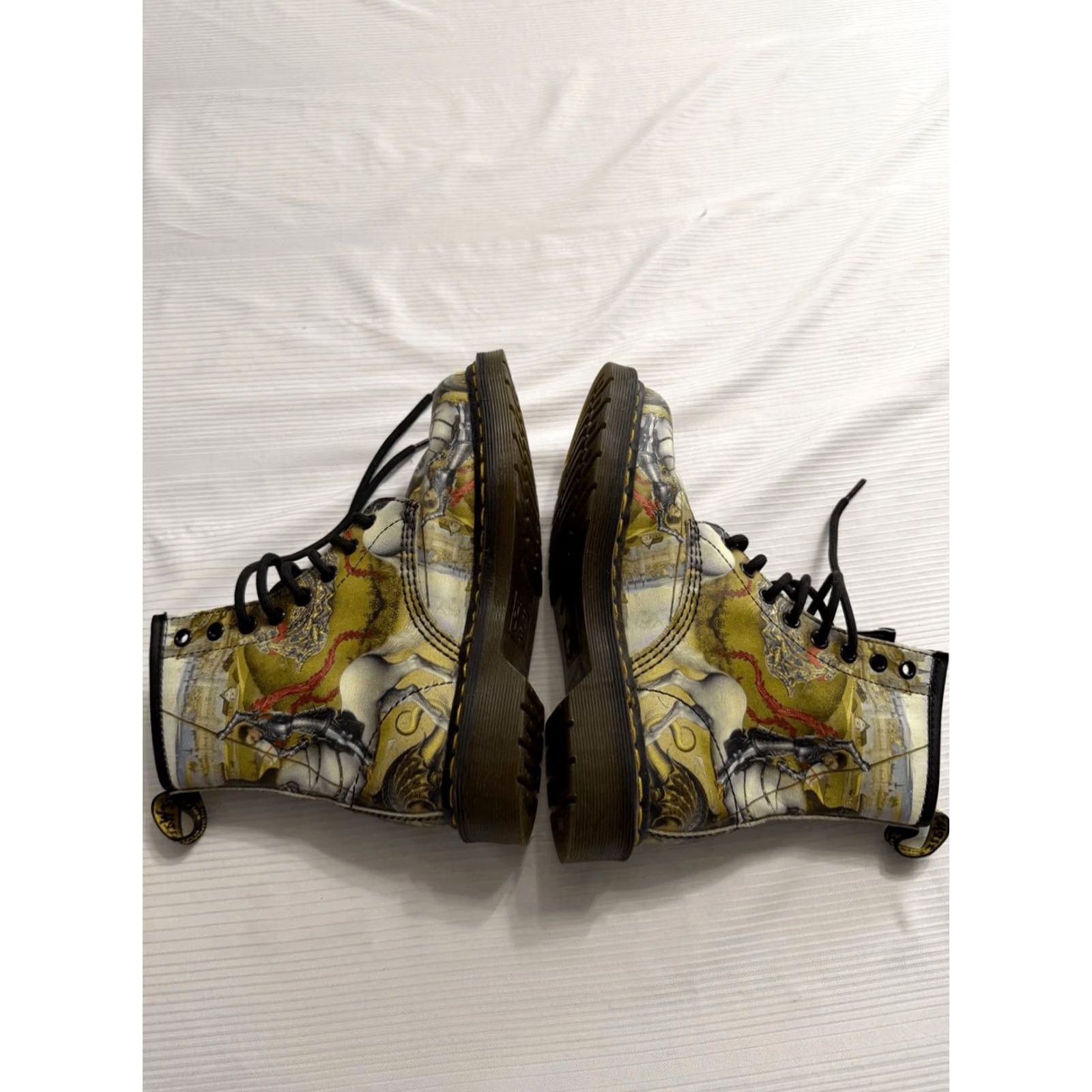 Dr. Martens Dr Martens 1460 Boots Adult Size 6 George & The Dragon Museum Artist Combat Leather Womens Size US 6 / IT 36 - 6 Thumbnail