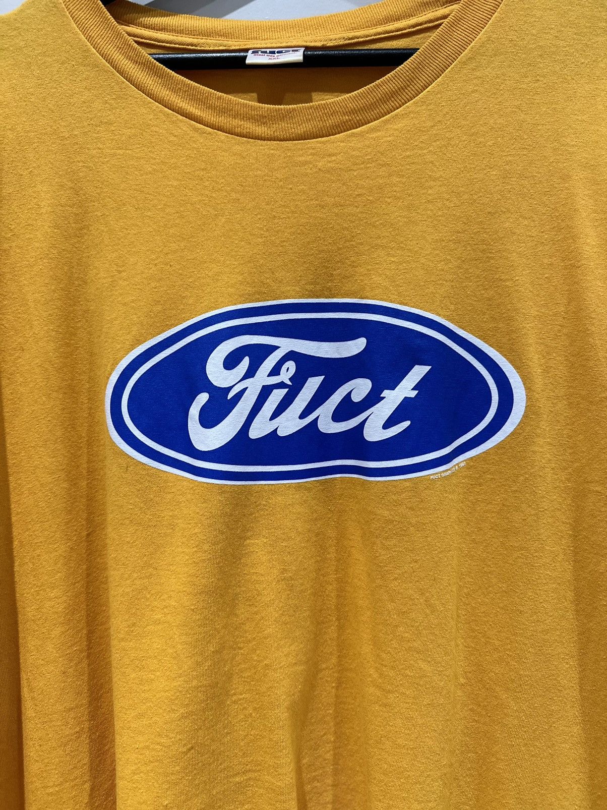 FUCT Fuct Oval Parody Logo Tee | Grailed