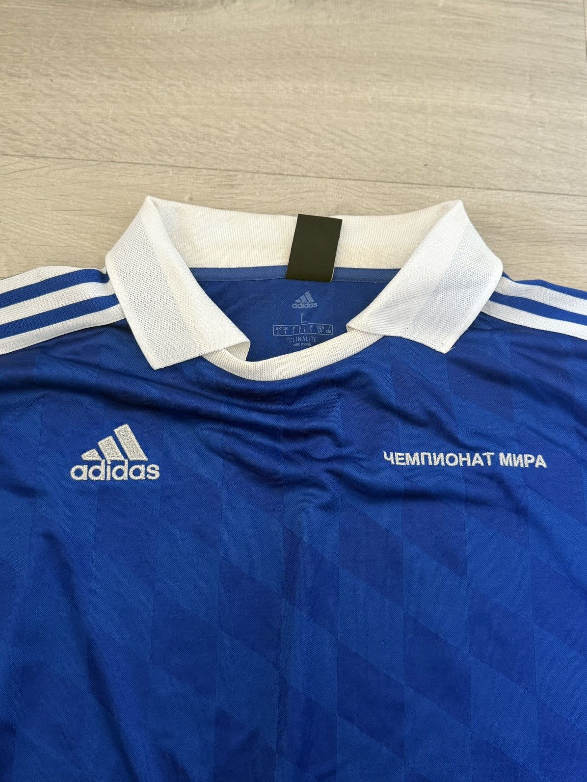 Adidas GOSHA RUBCHINSKIY X ADIDAS LONG SLEEVE FOOTBALL JERSEY Size US L / EU 52-54 / 3 - 5 Thumbnail
