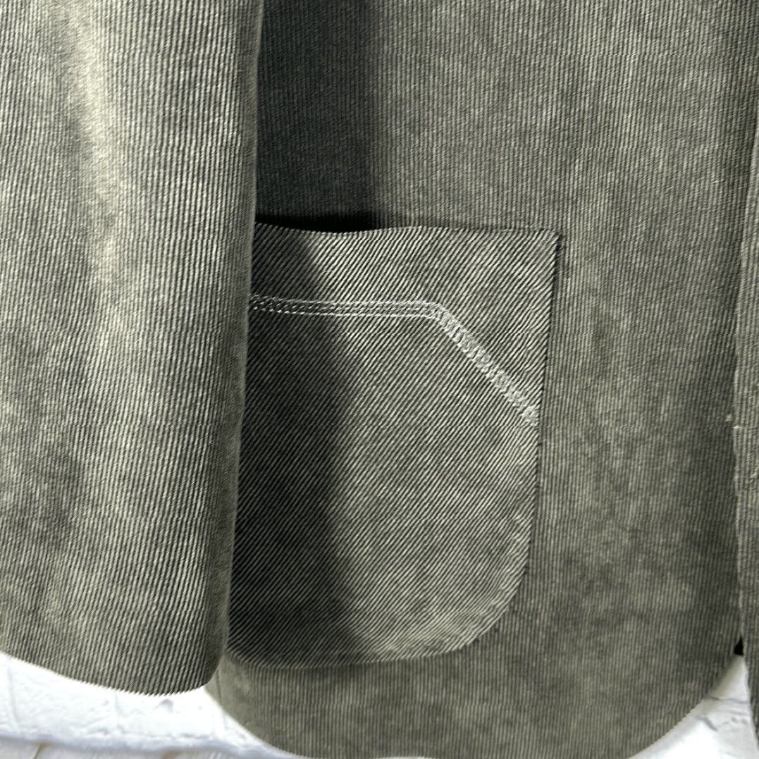 Vintage VINTAGE Brown Corduroy Western Jacket Blazer Mens 46B Rockabilly Cowboy Elbow Patches Sport Coat Size 46R - 2 Thumbnail