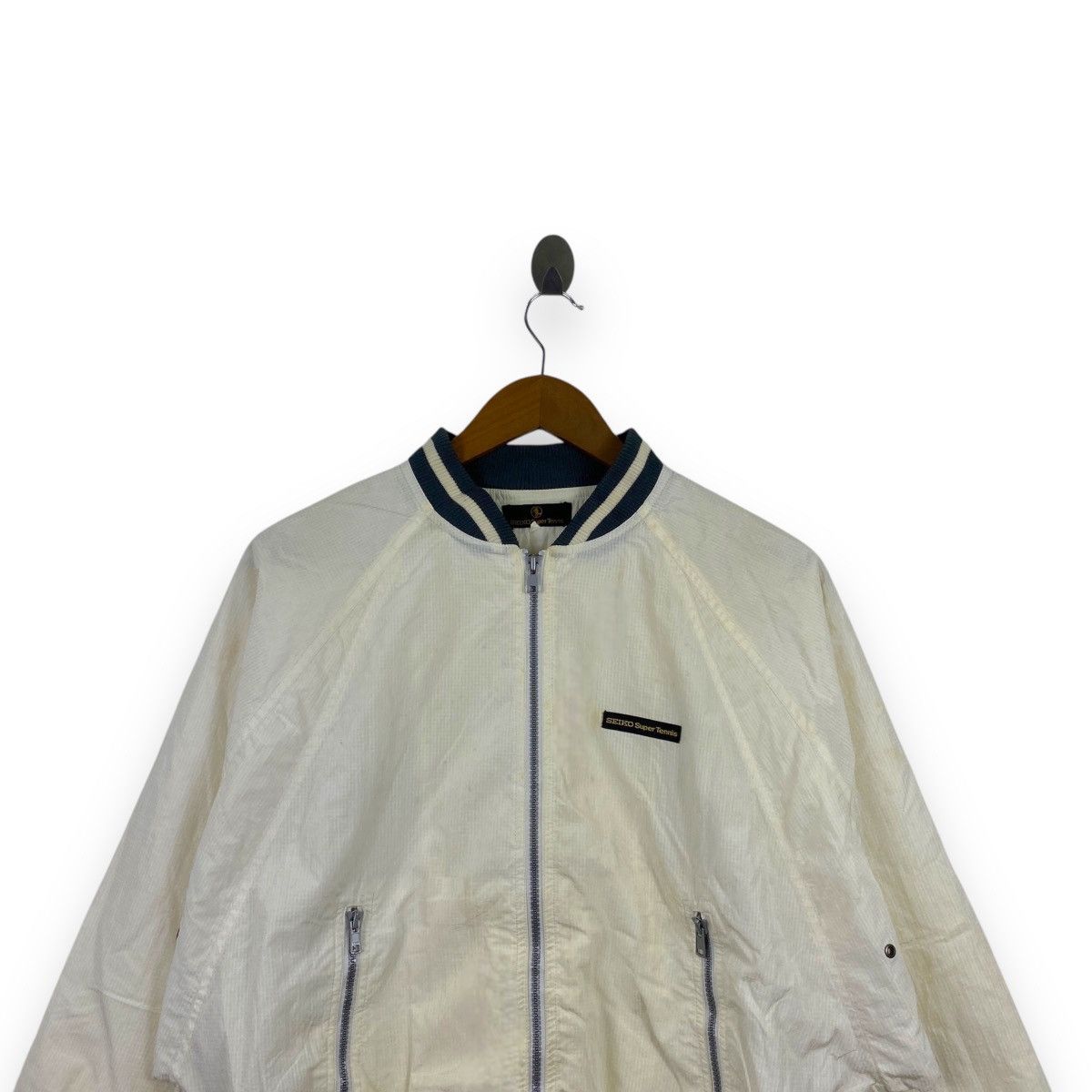 Seiko Vintage SEIKO SUPER TENNIS Japan Bomber Zipper Outdoor Size US L / EU 52-54 / 3 - 3 Thumbnail
