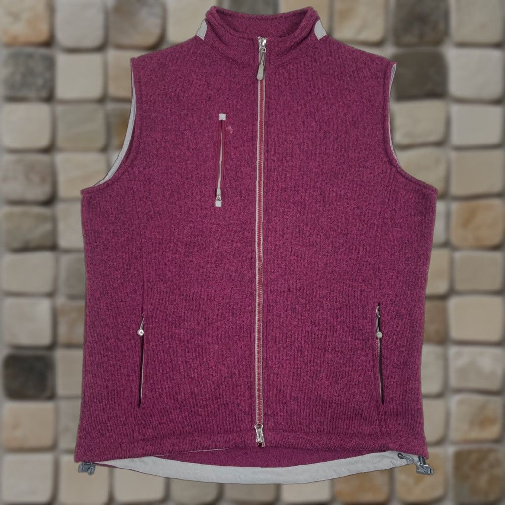 Peter Millar VINTAGE Peter Millar Vest Womens Medium Purple Golf Full Zip Lined Golfing Trail Hiking Size M / US 6-8 / IT 42-44 - 1 Thumbnail
