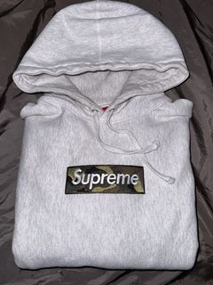 Supreme hoodie on sale camo box logo