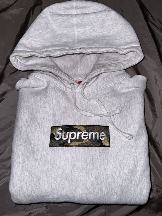 Supreme camo box logo hoodie hotsell