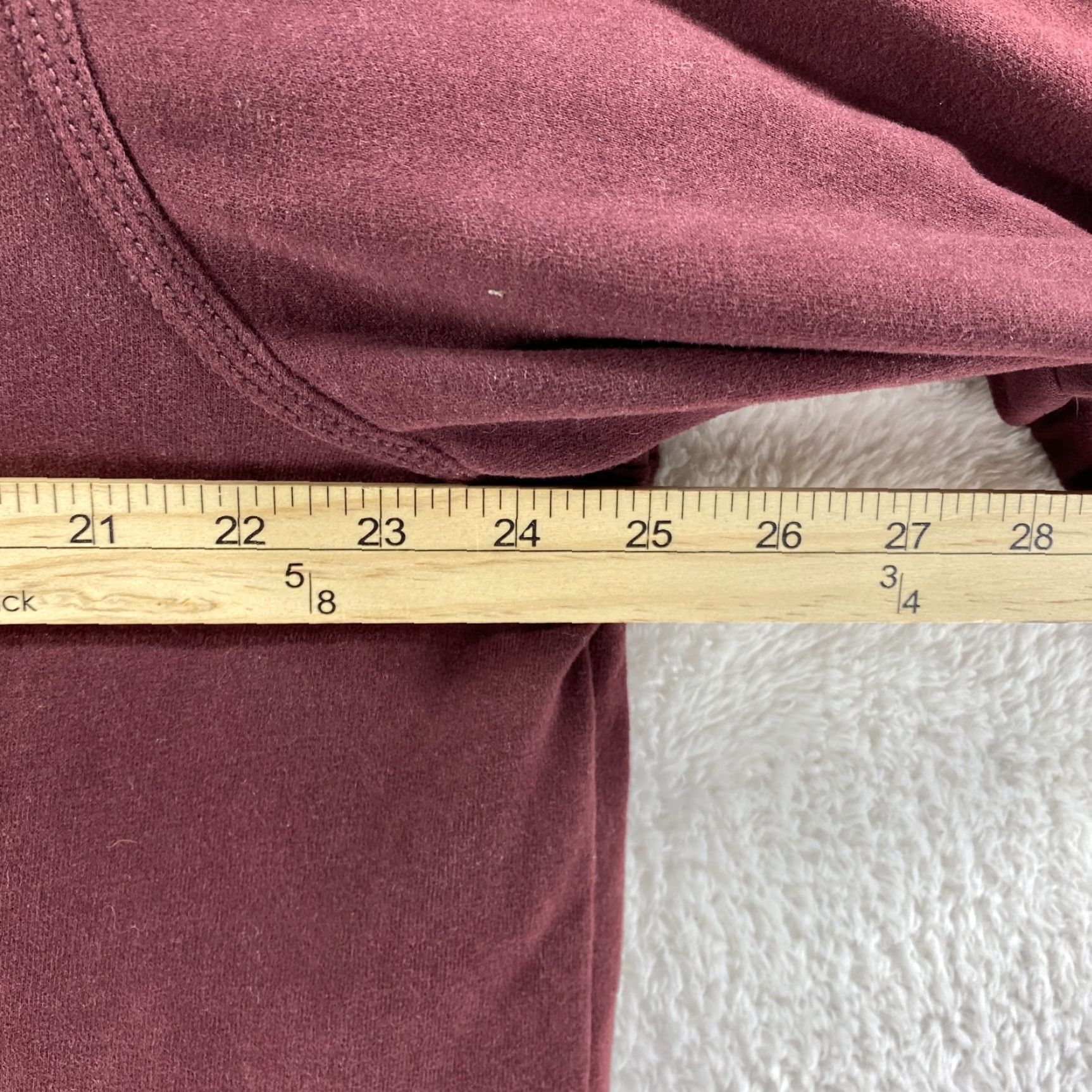 Carhartt VINTAGE Carhartt Maroon Womens XL 16-18 Hoodie Jacket Sweatshirt Sherpa Fleece Lined Full Zip Size XL / US 12-14 / IT 48-50 - 6 Thumbnail
