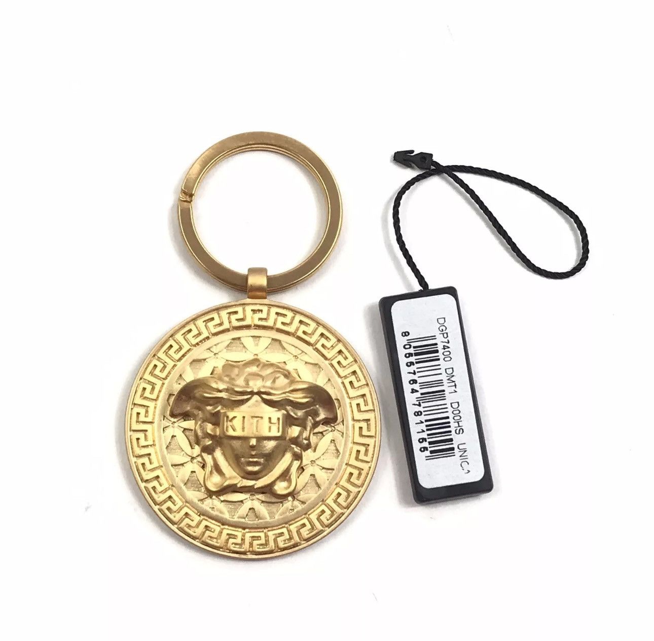 Kith × Versace Gold Medusa Keyring Size ONE SIZE - 4 Thumbnail