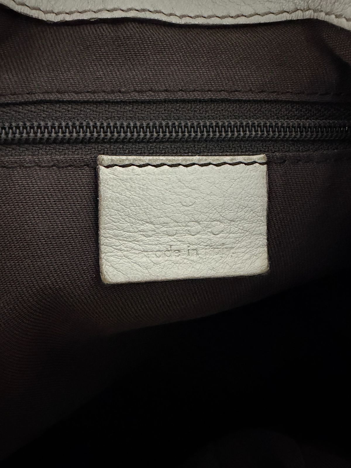 Gucci Gucci BeigeWhite GG Canvas Leather Medium Ladies Web Tote Size ONE SIZE - 10 Thumbnail