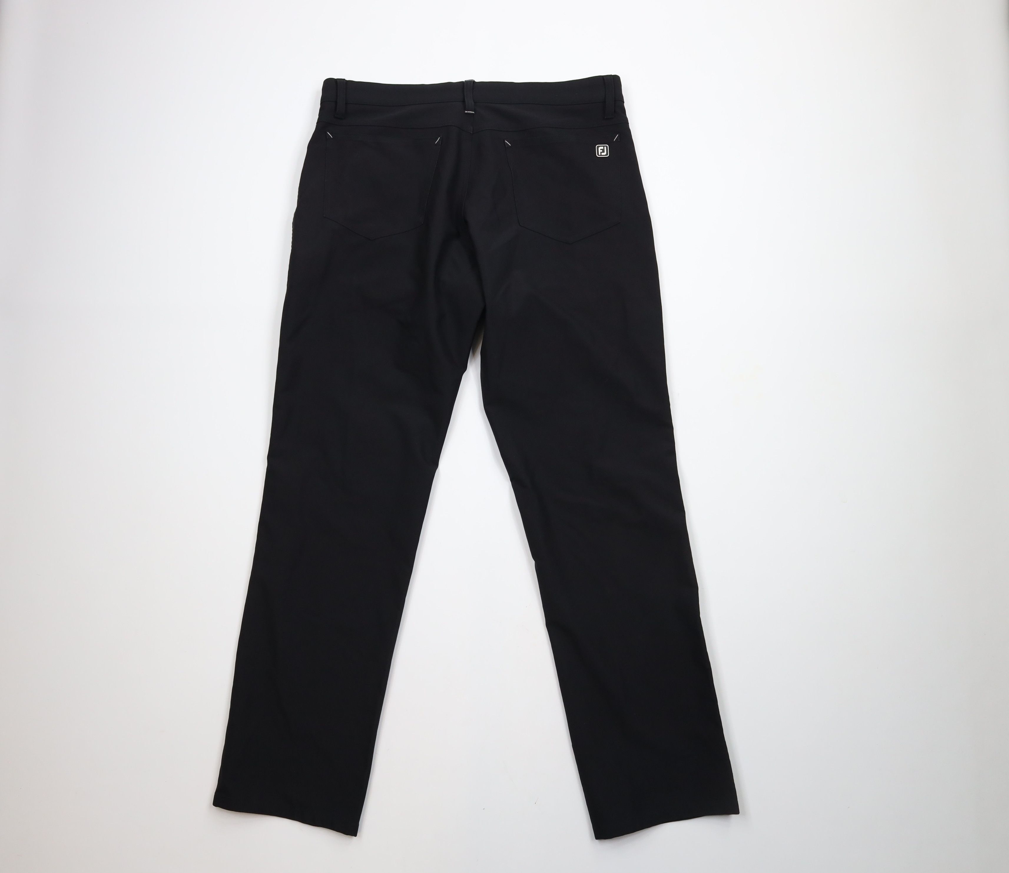 Footjoy × Vintage FootJoy Front Stretch Tech Golf Golfing Chino Pants Black Size US 34 / EU 50 - 7 Thumbnail