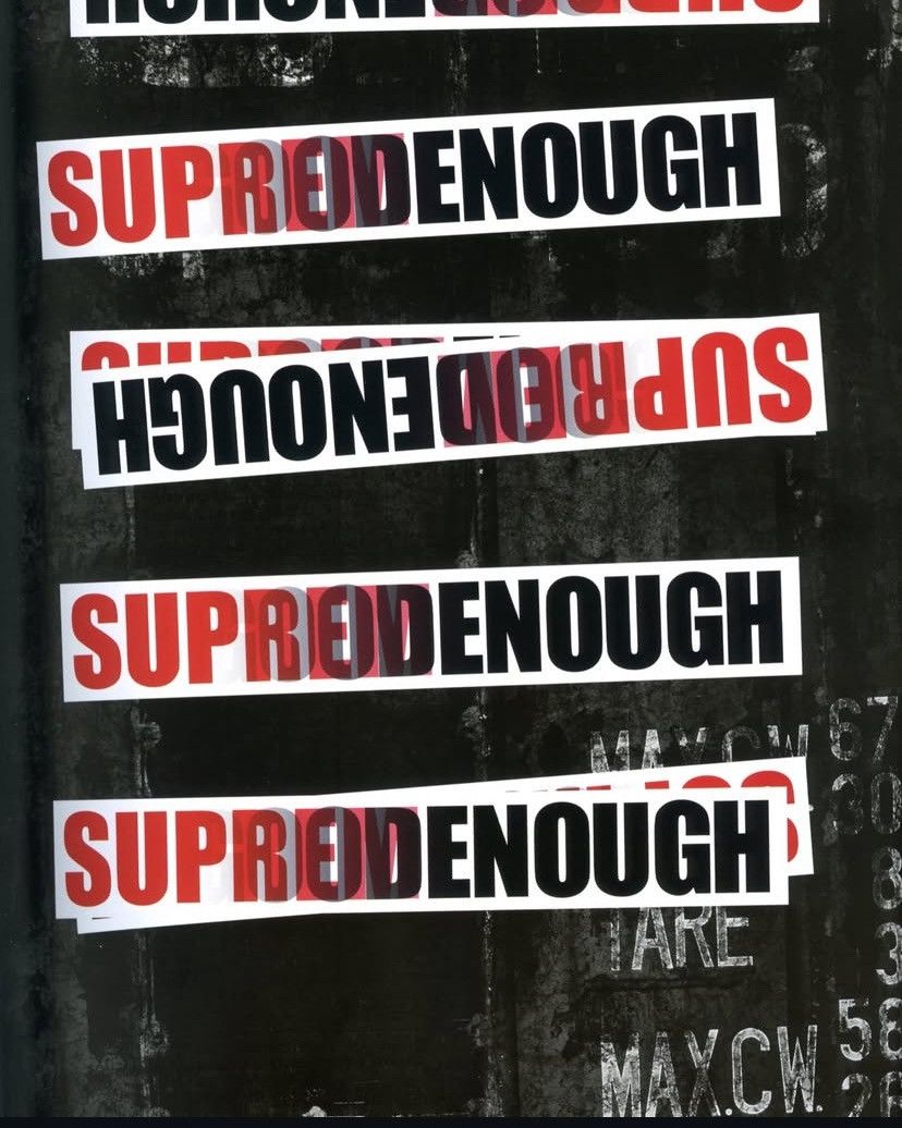 Good Enough × Supreme SS02 OG SUPREME X GDEH tee Size US L / EU 52-54 / 3 - 18 Thumbnail