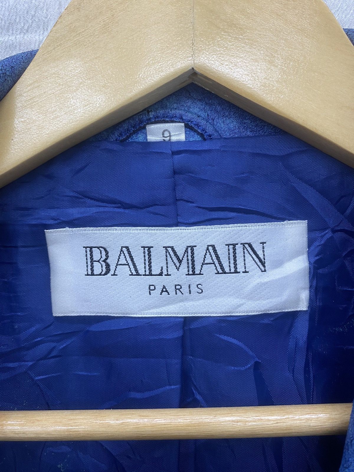 Balmain BALMAIN DISCOLORATION LEATHER JACKET Size S / US 4 / IT 40 - 13 Thumbnail