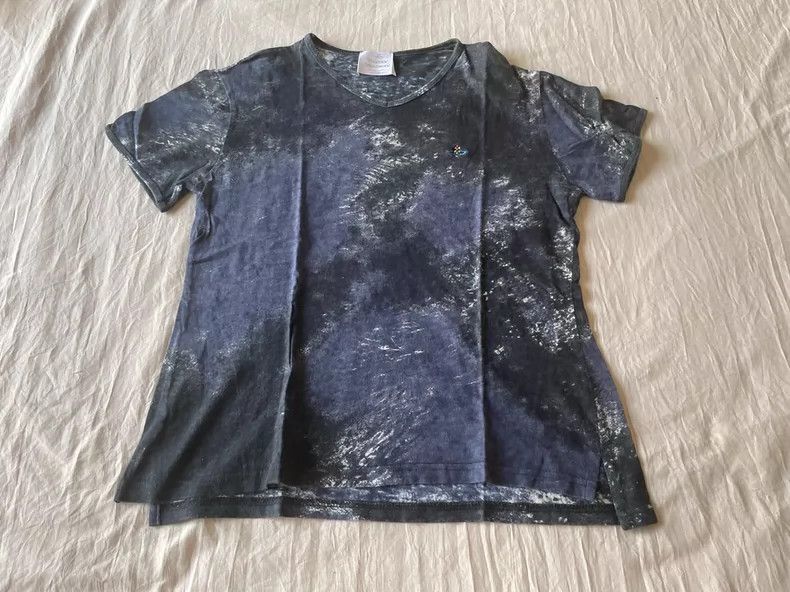Vivienne Westwood Vivienne Westwood Embroidered T-shirt Saturn V-neck short- Size M / US 6-8 / IT 42-44 - 5 Thumbnail