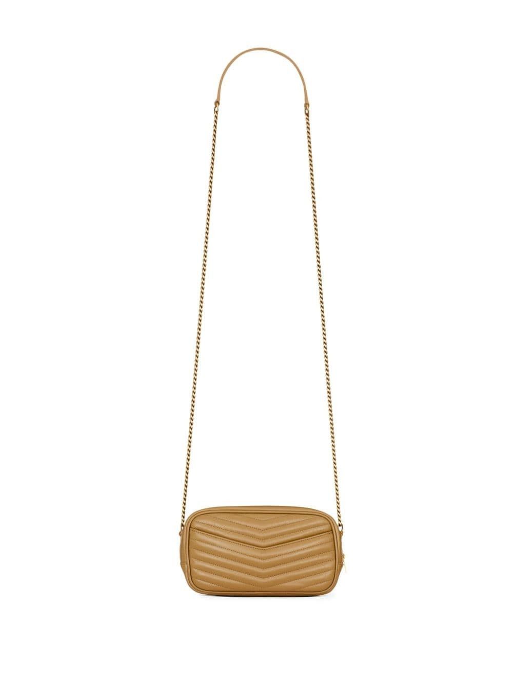 Saint Laurent Paris o1b1hav110225 Size: OS/ Mini Lou Bag Quilted Leather Beige Size ONE SIZE - 2 Thumbnail